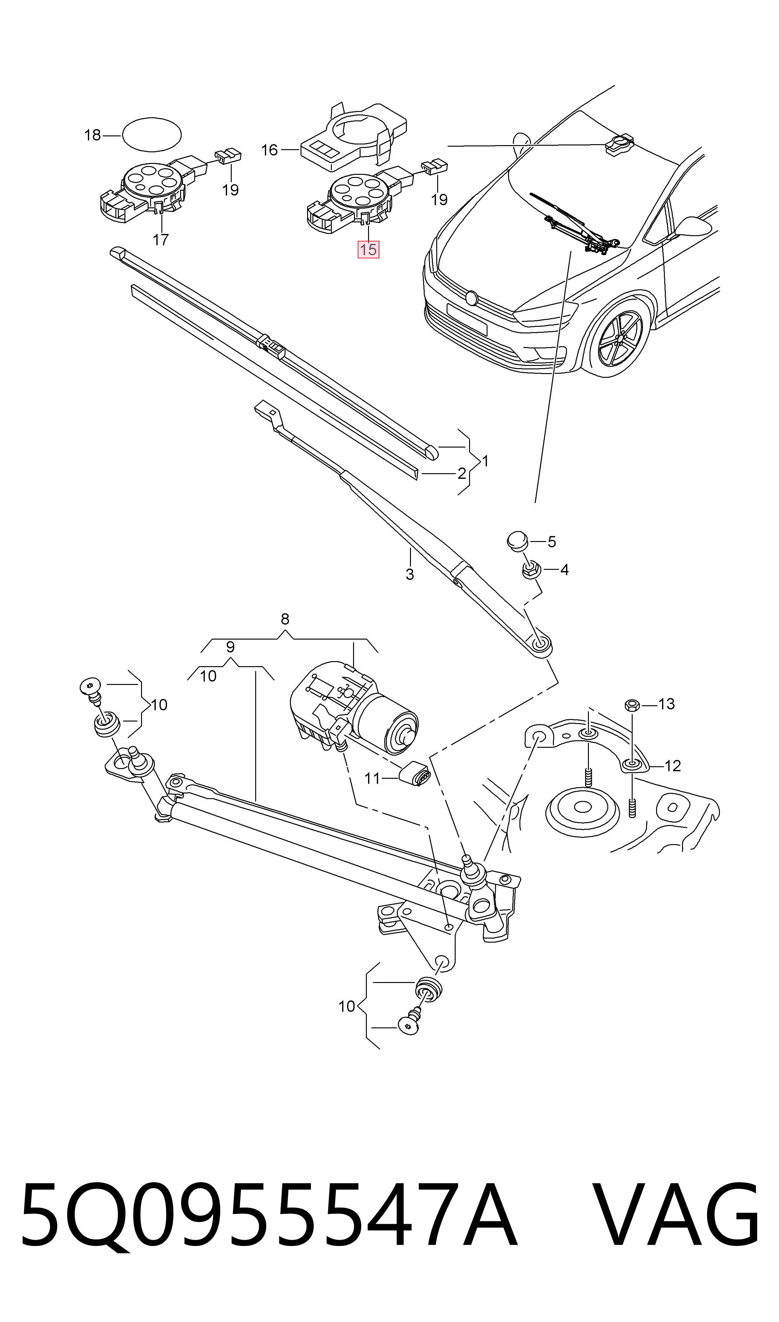 Sensor de chuva PLUS AFTERMARKET 901172