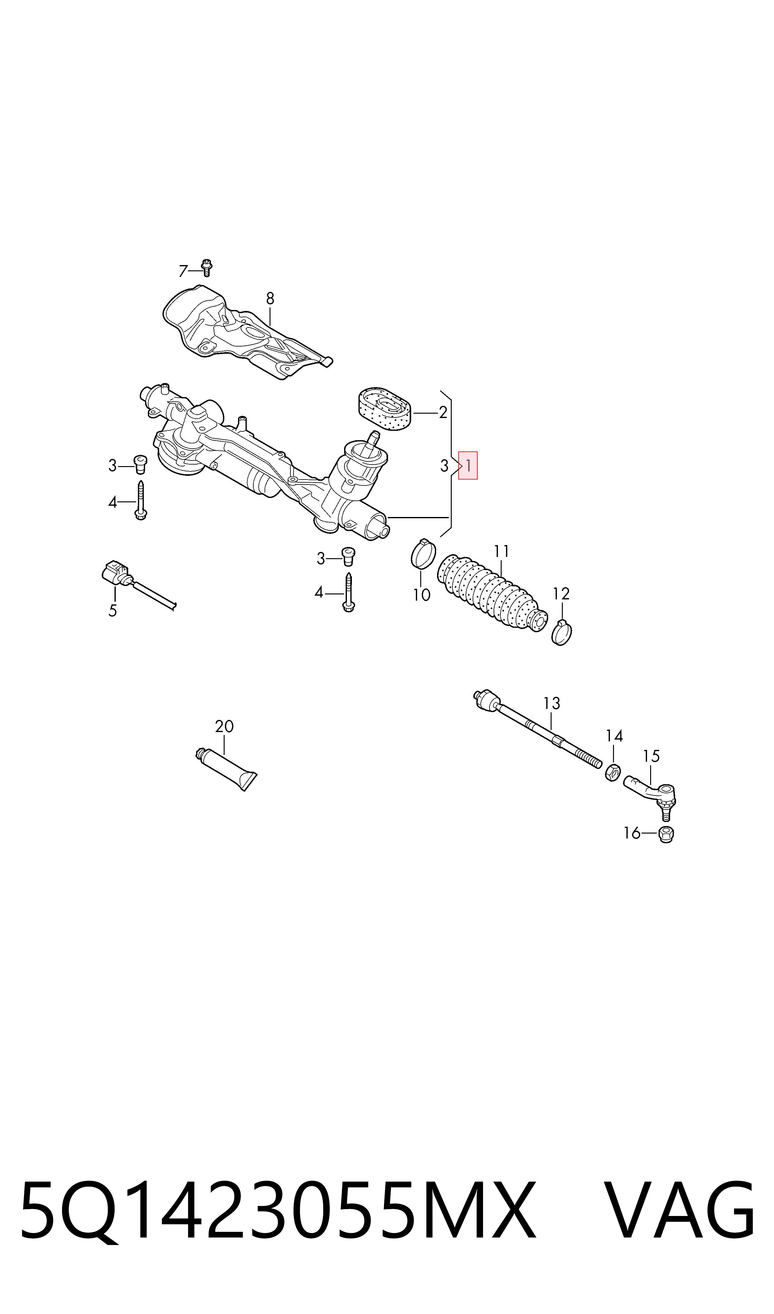 5Q1423055MX VAG
