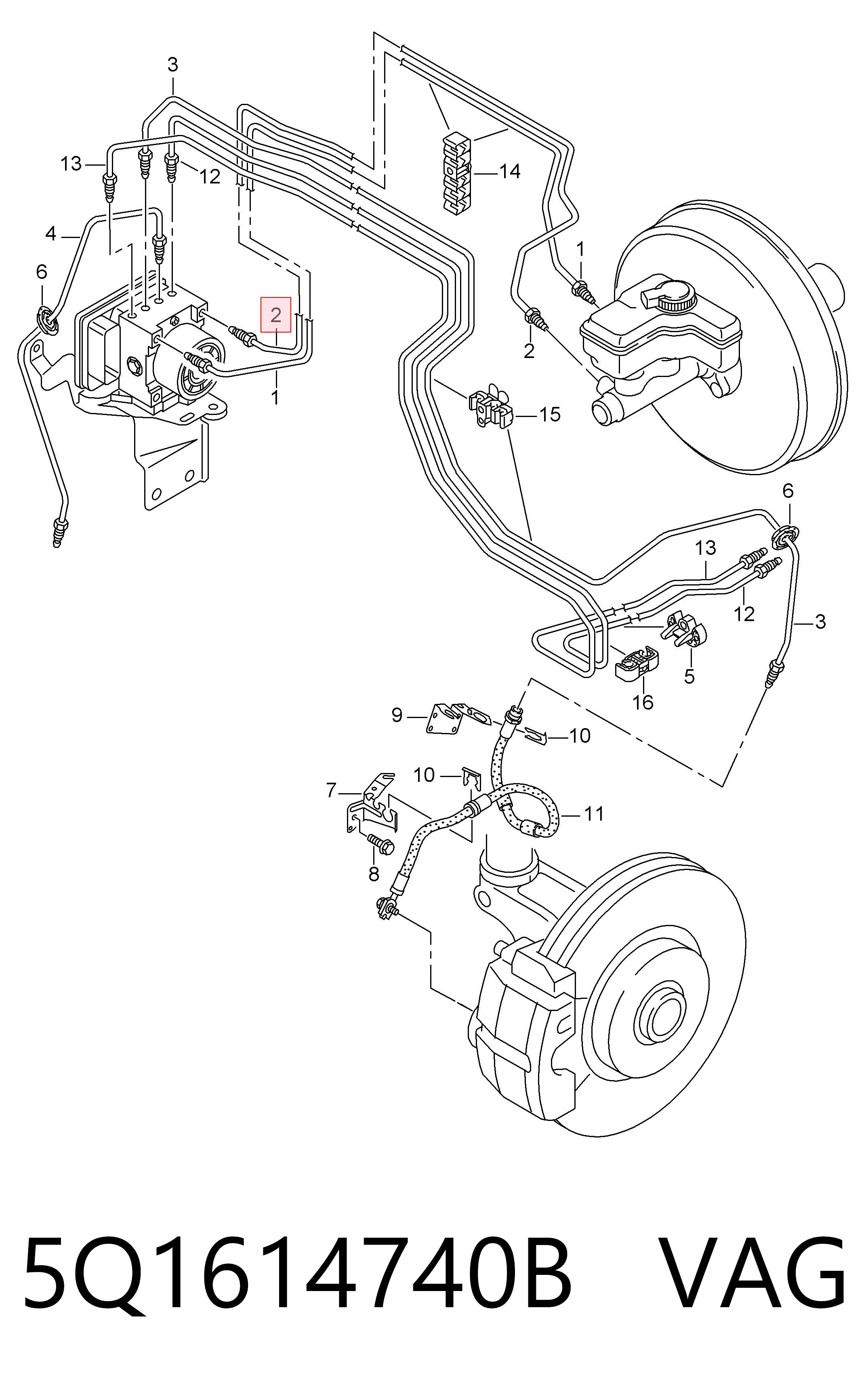 5Q1614740B VAG