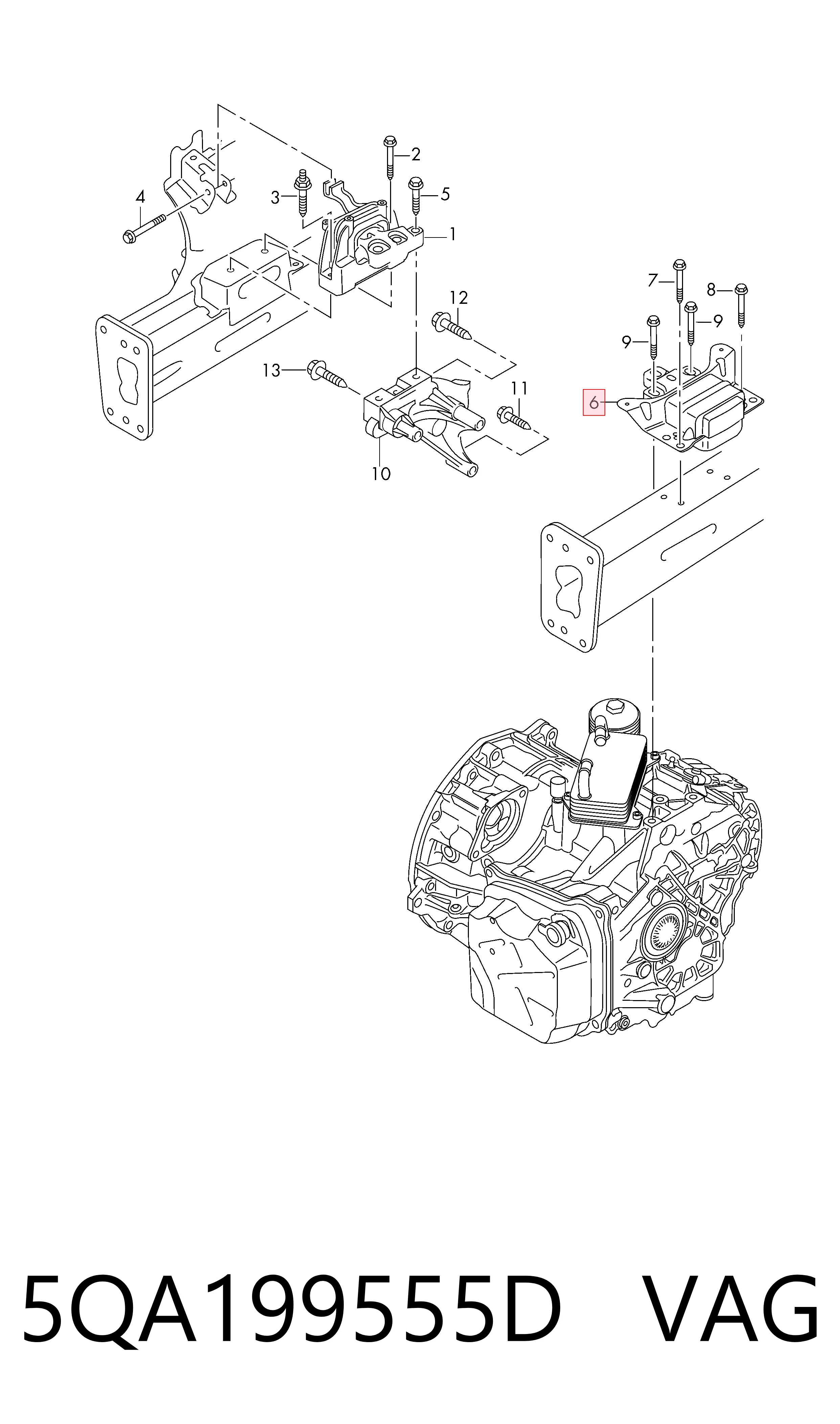 Coxim (suporte) esquerdo de motor AND 51199013 preço, a partir de 97,53 USD