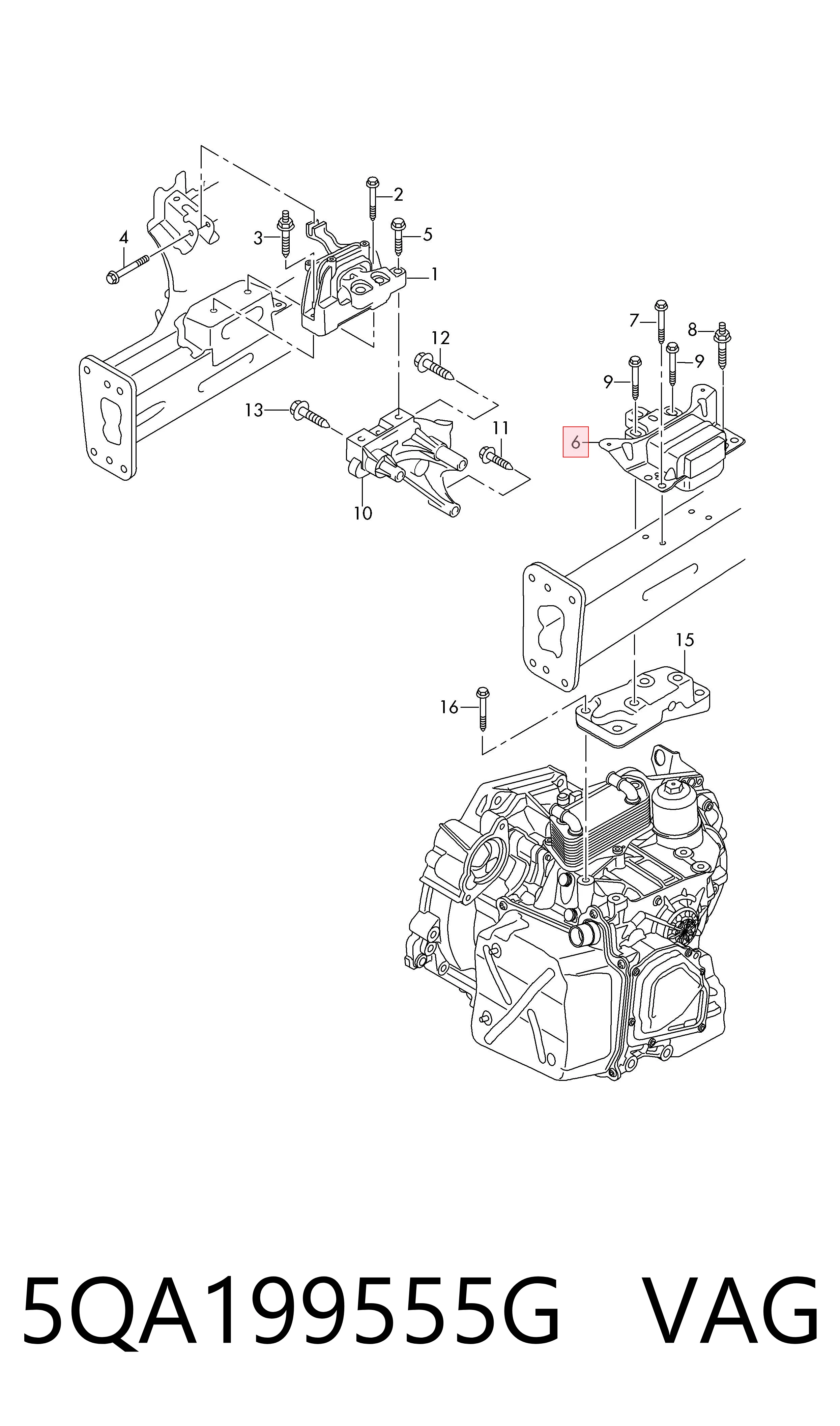 Compre 51199013 AND Coxim (suporte) esquerdo de motor