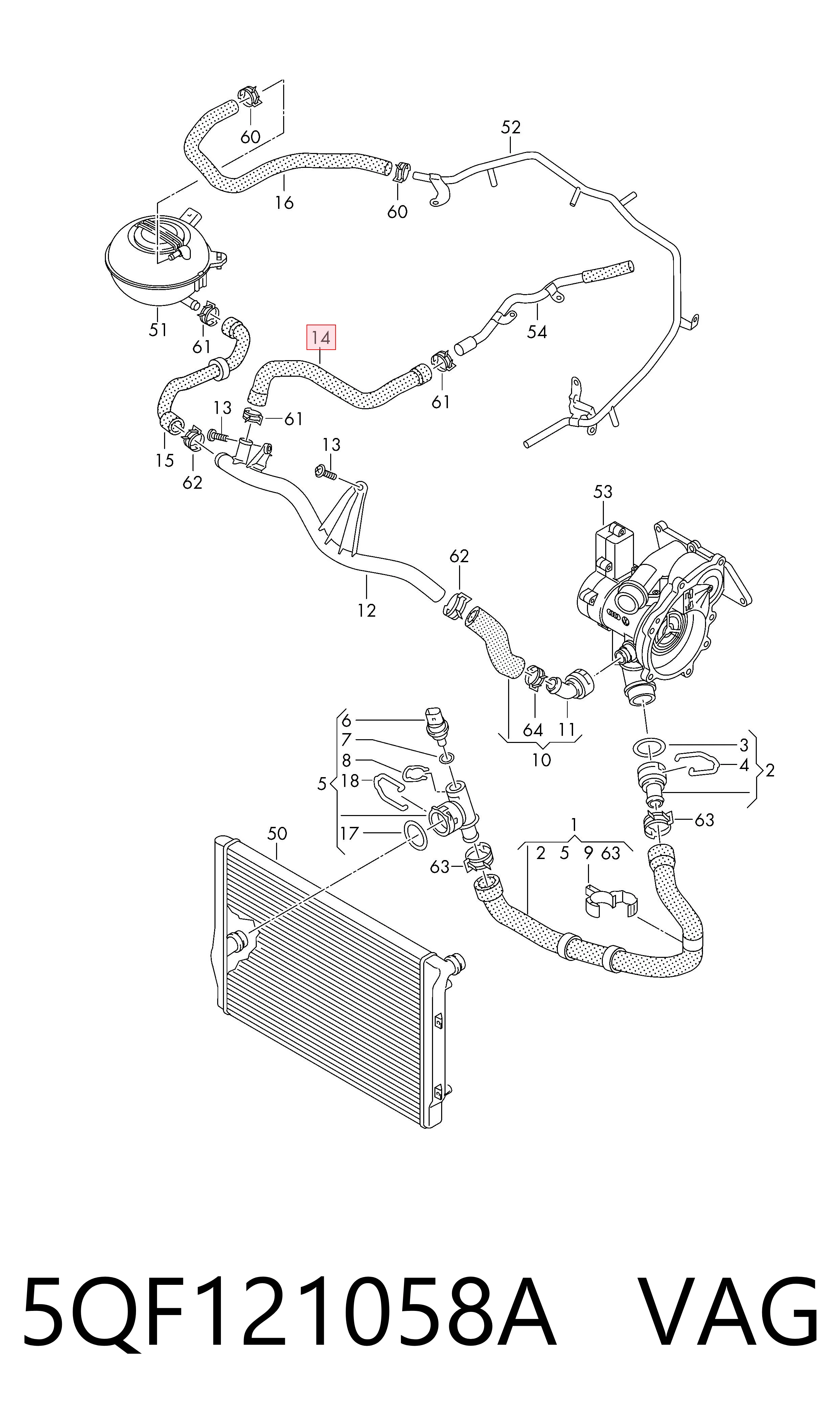 Compre 5QF121058A VAG 