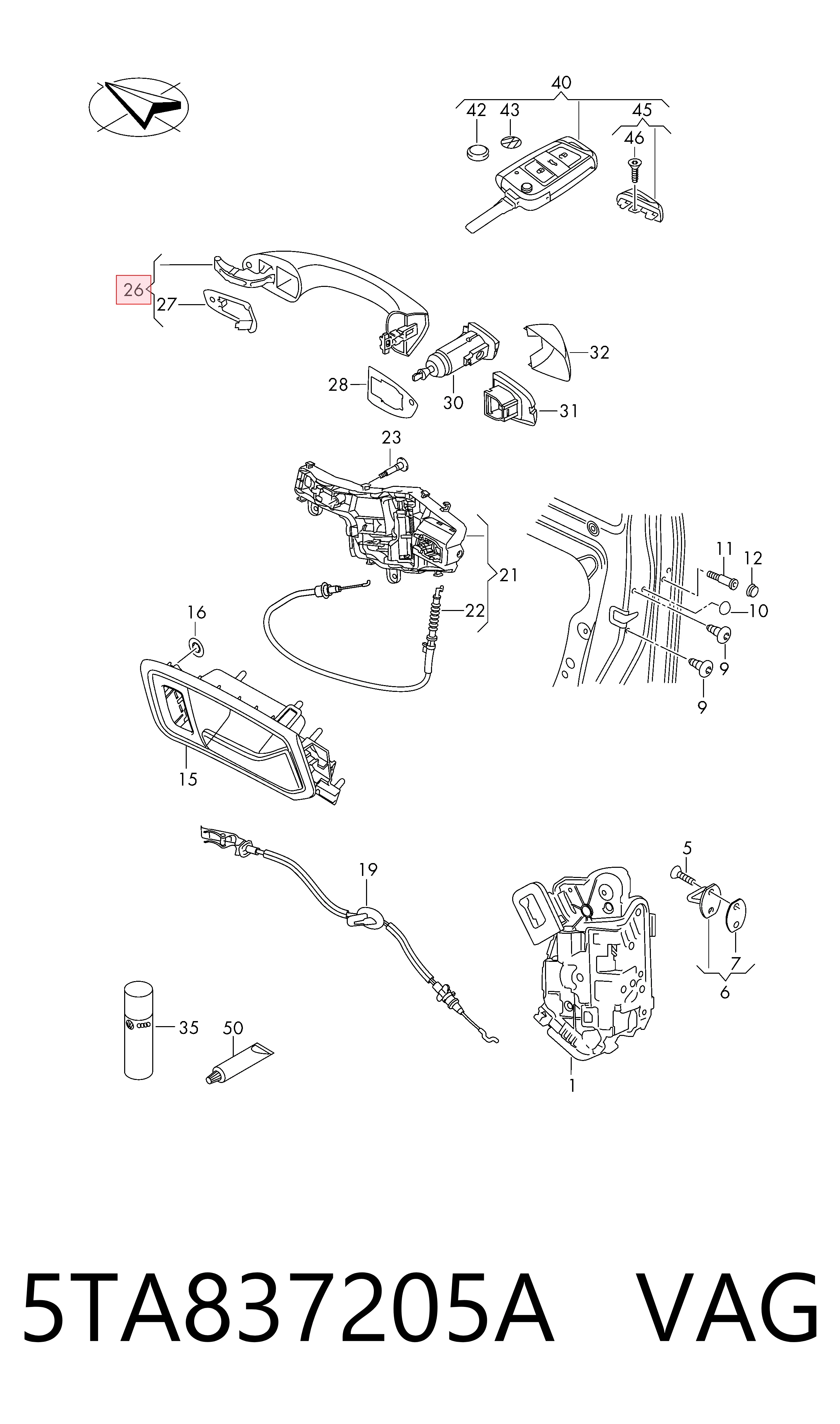 5TA837205A VAG 
