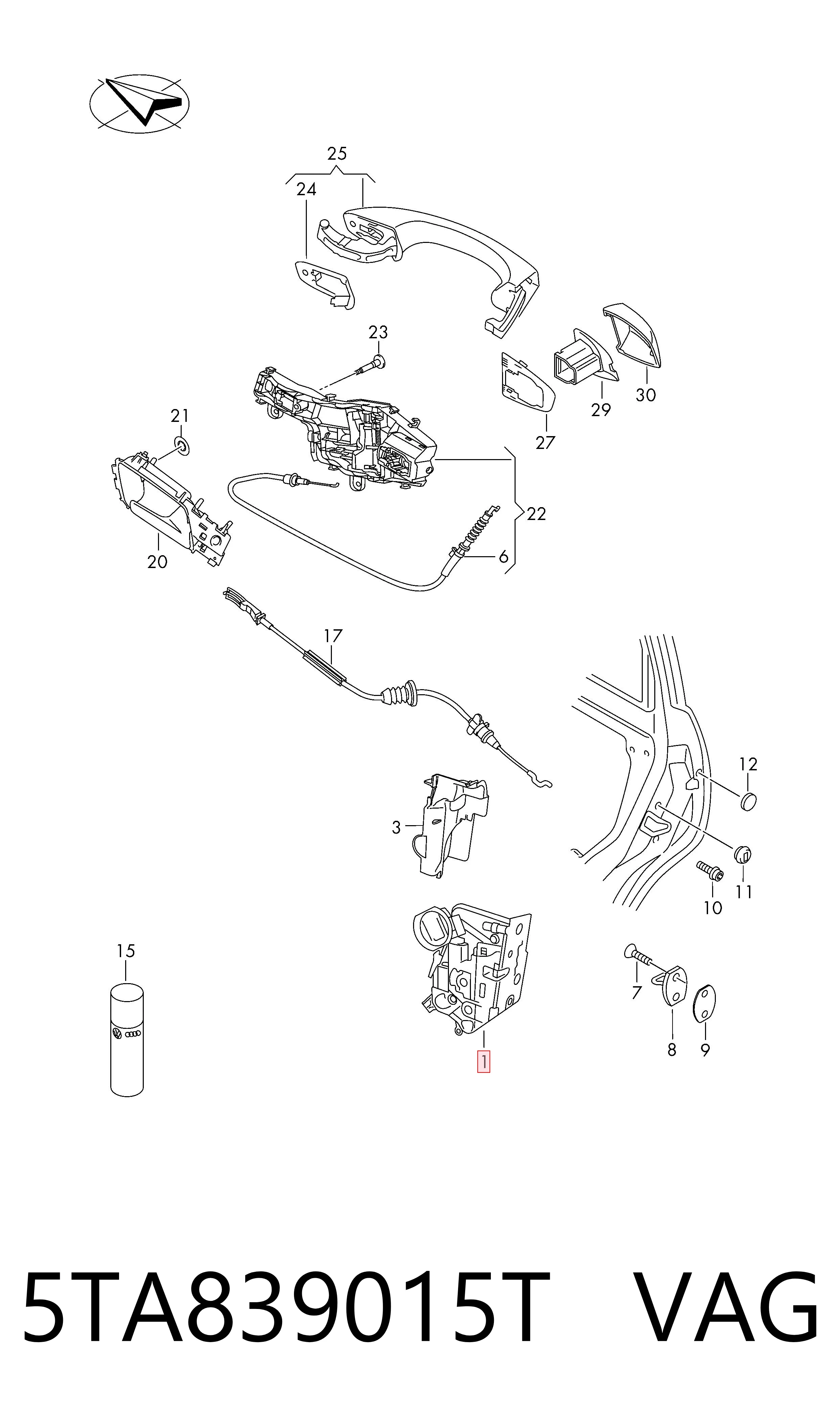 5TA839015T VAG