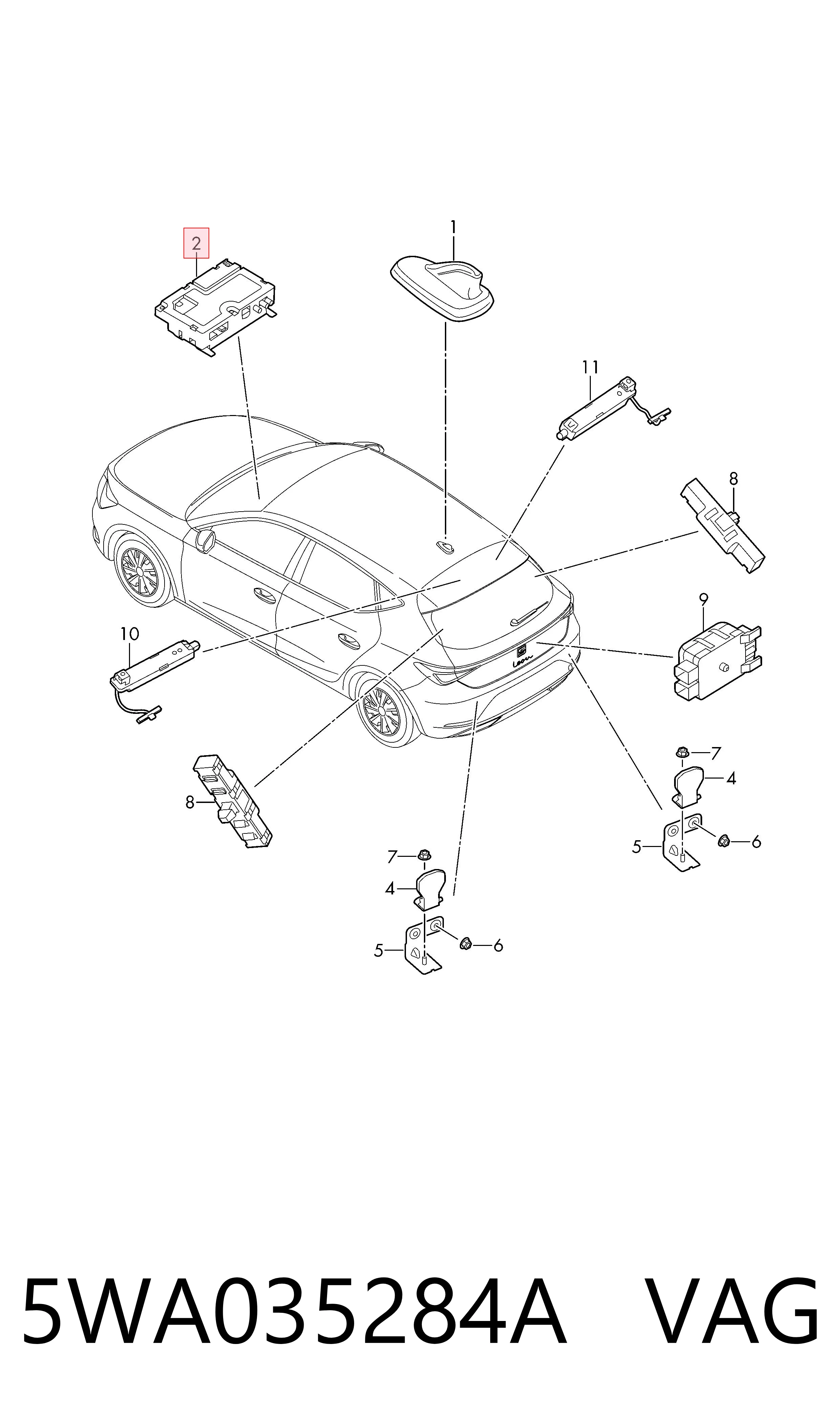 Compre Unidade de conforto Volkswagen Golf 8