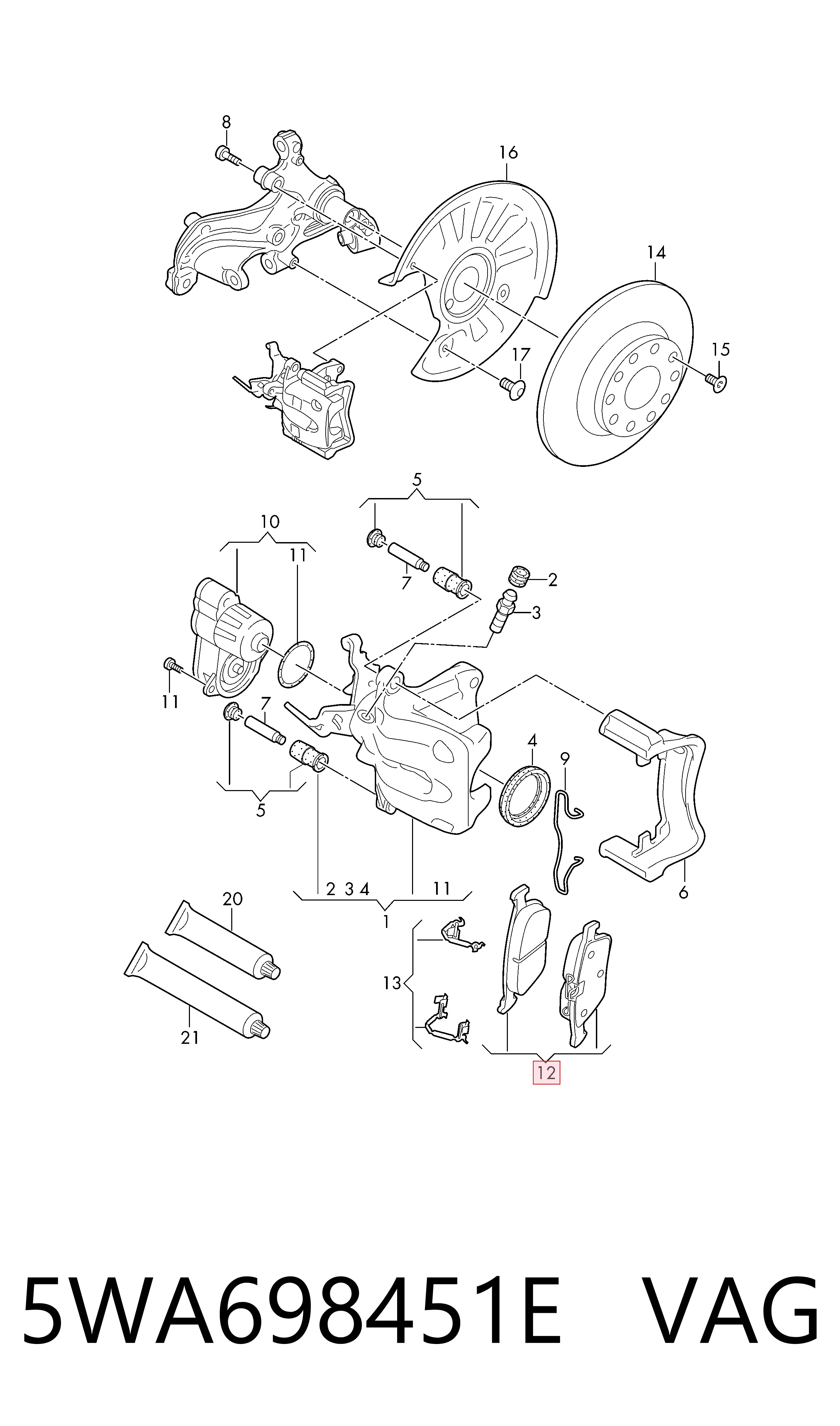 5WA698451E VAG