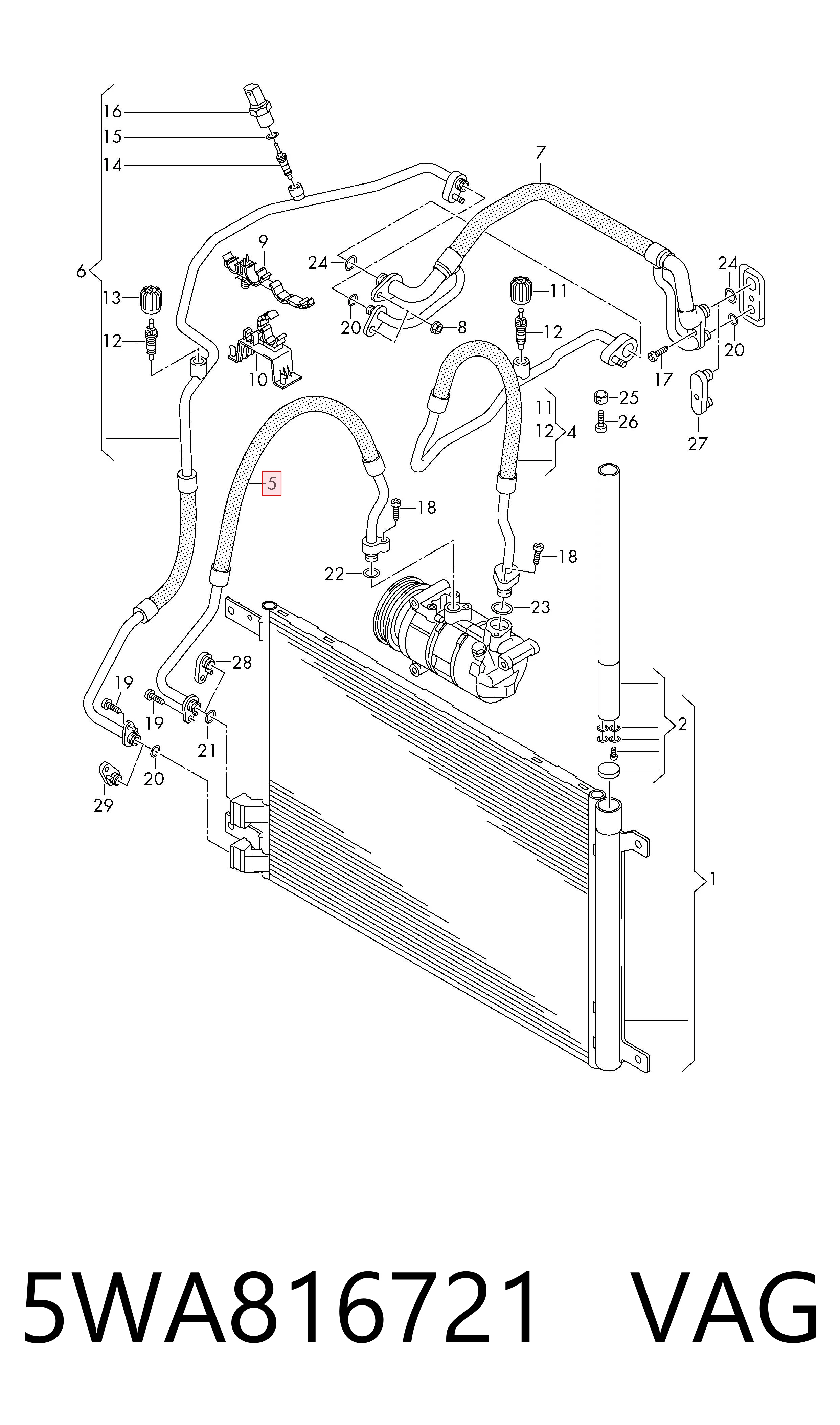 5WA816721 VAG 