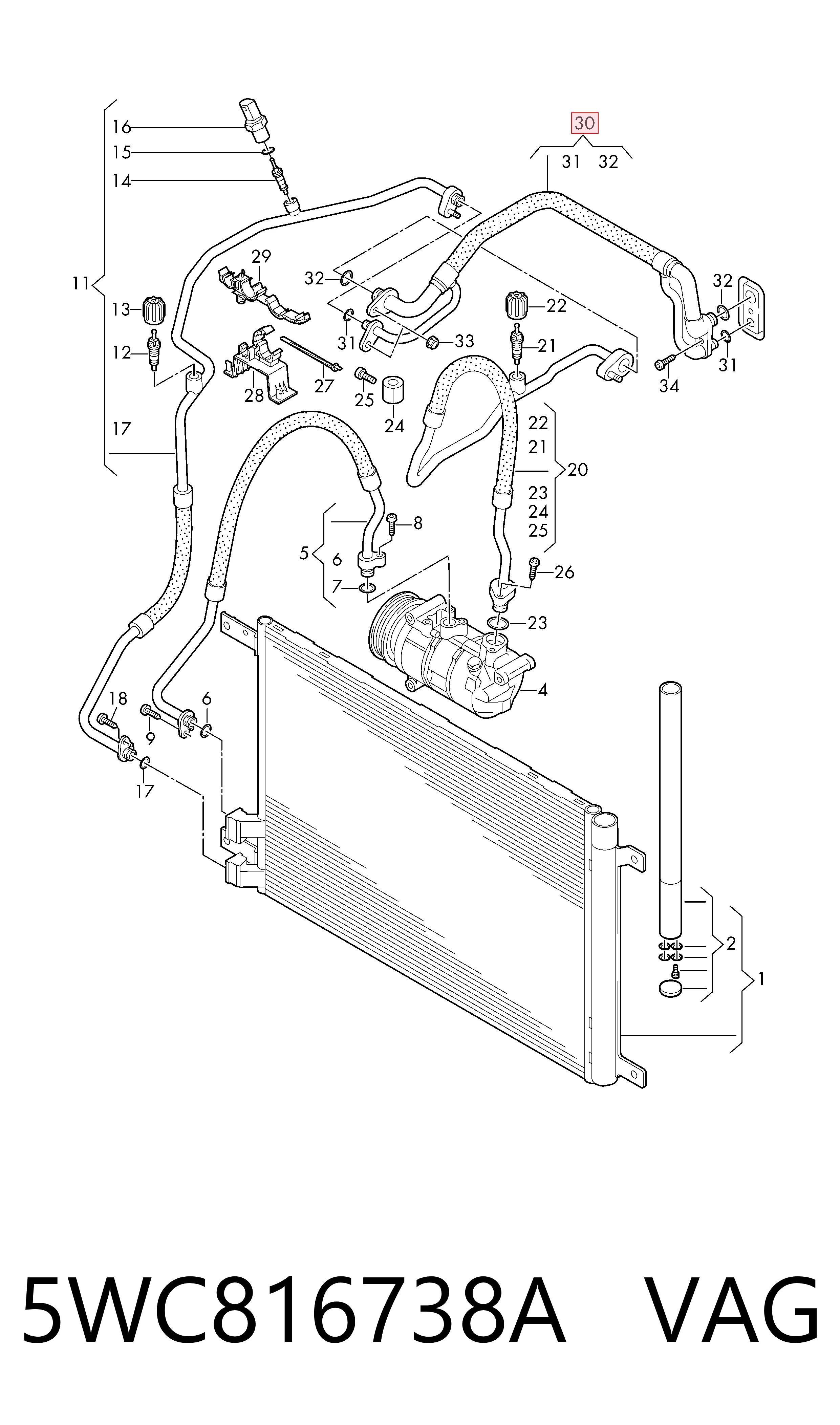 5WC816738A VAG 