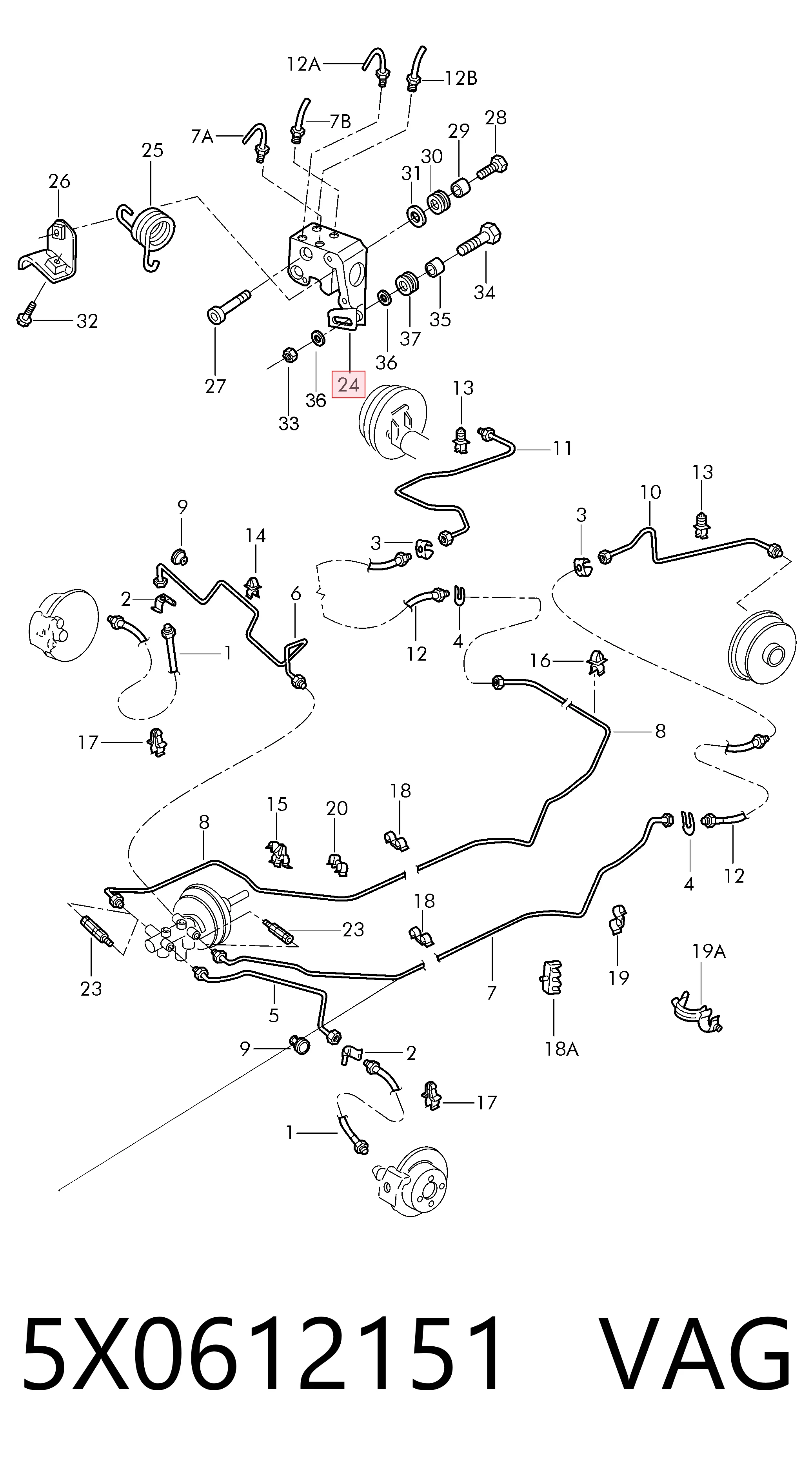 5X0612151 VAG