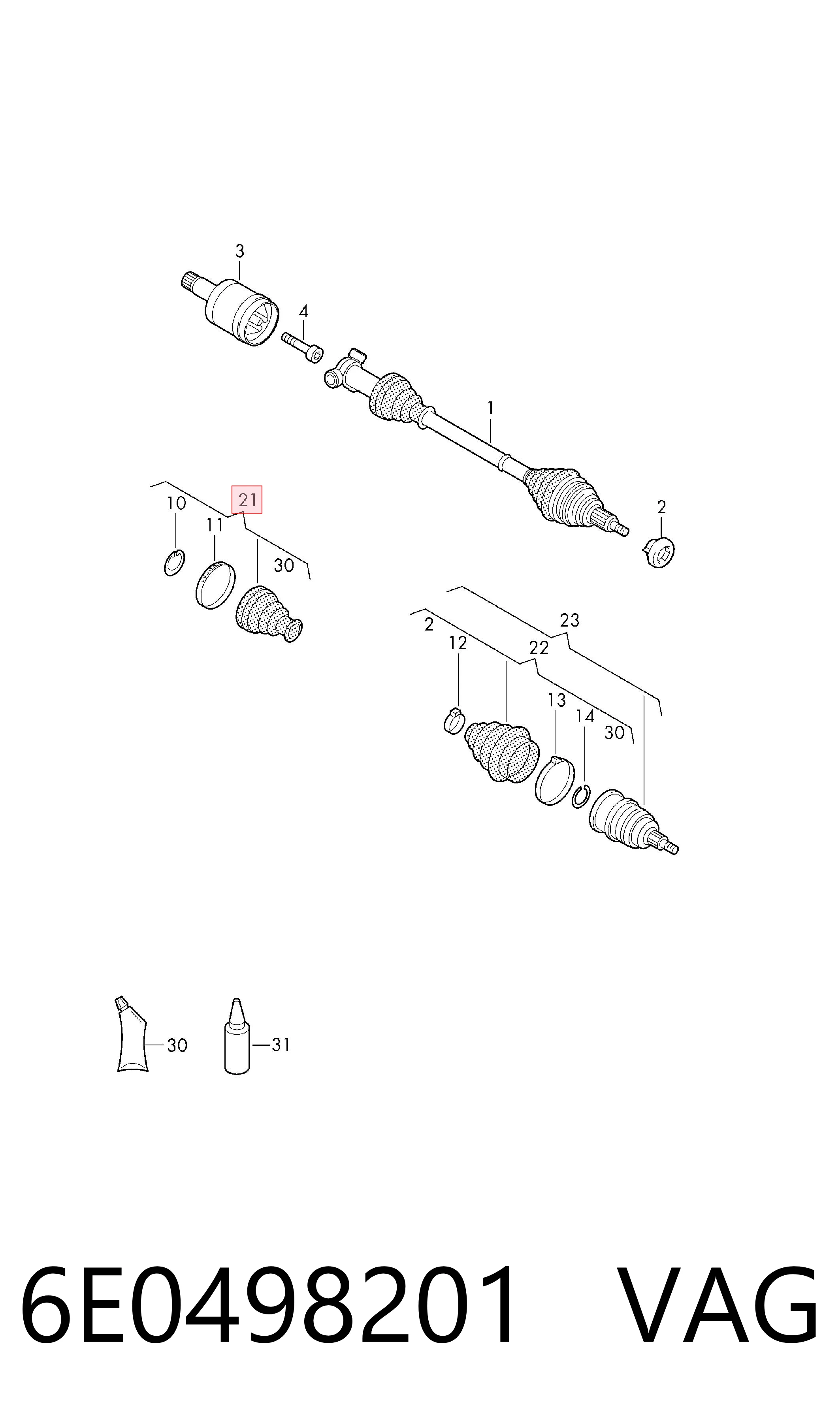 6E0498201 VAG