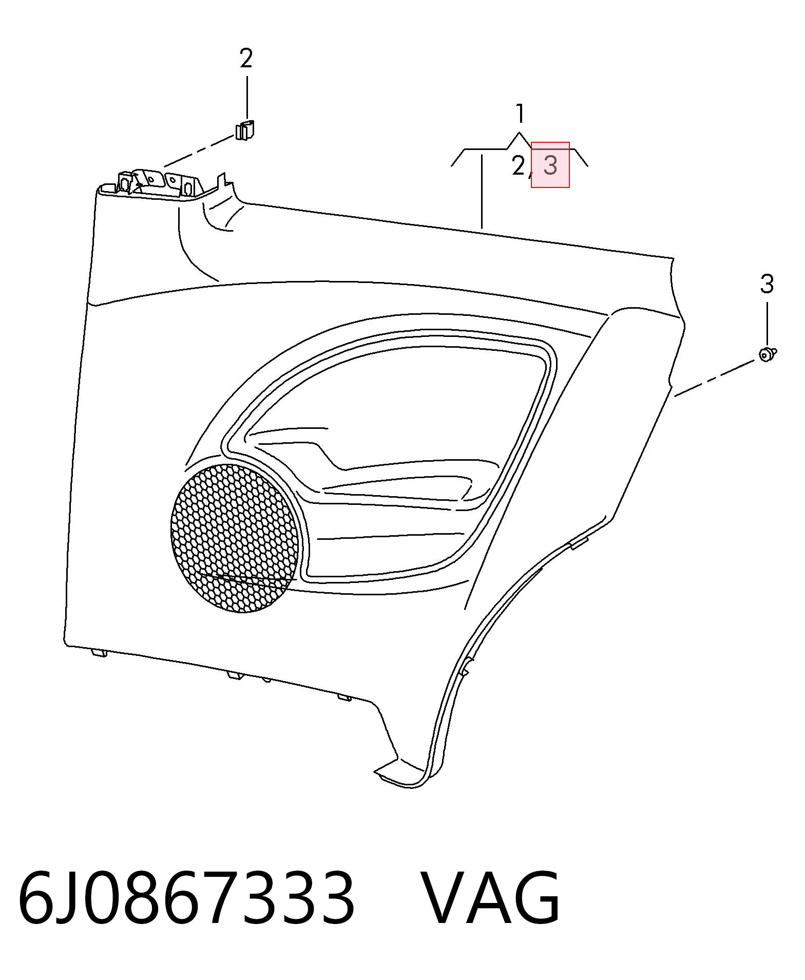 6J0867333 VAG