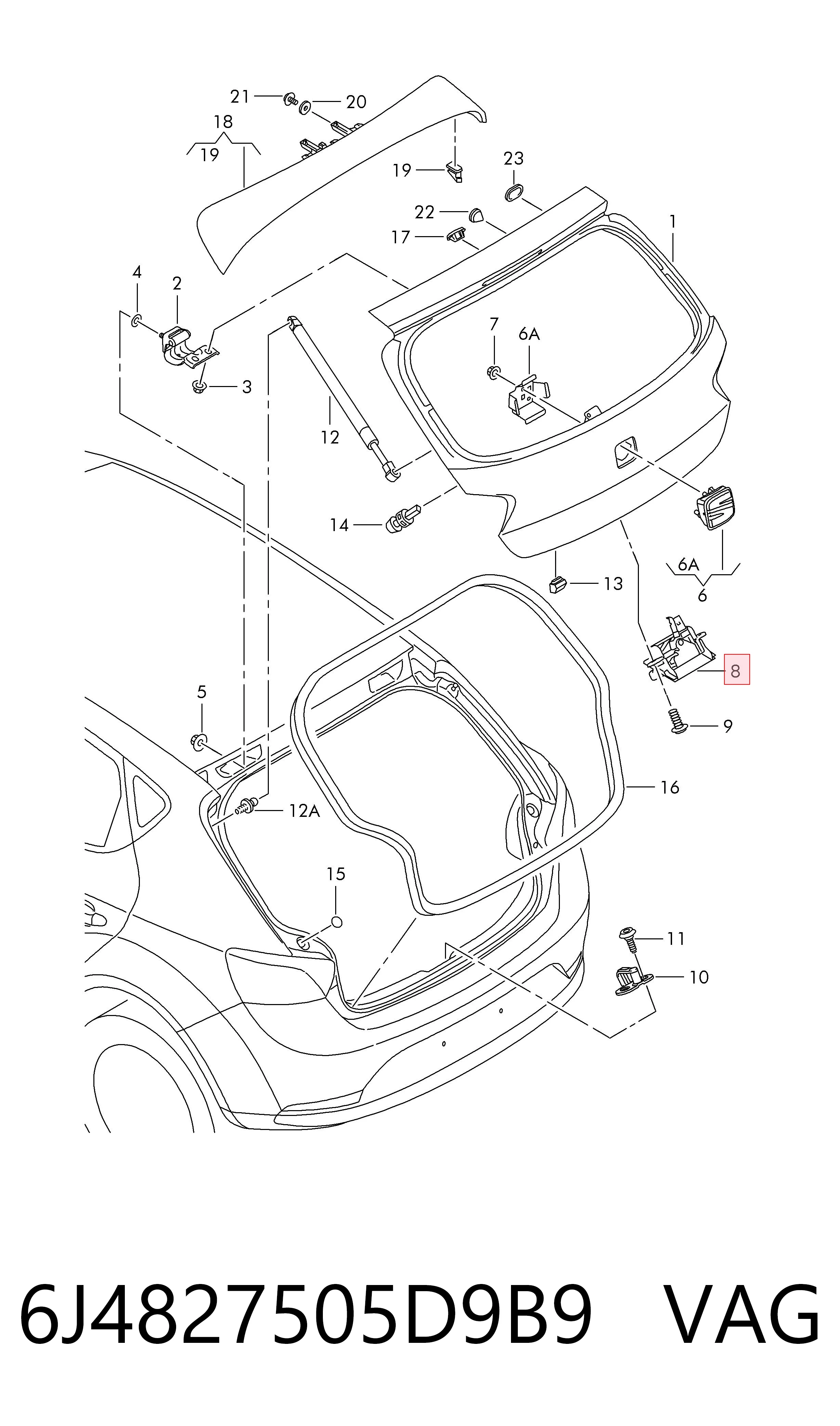 6J4827505D9B9 VAG