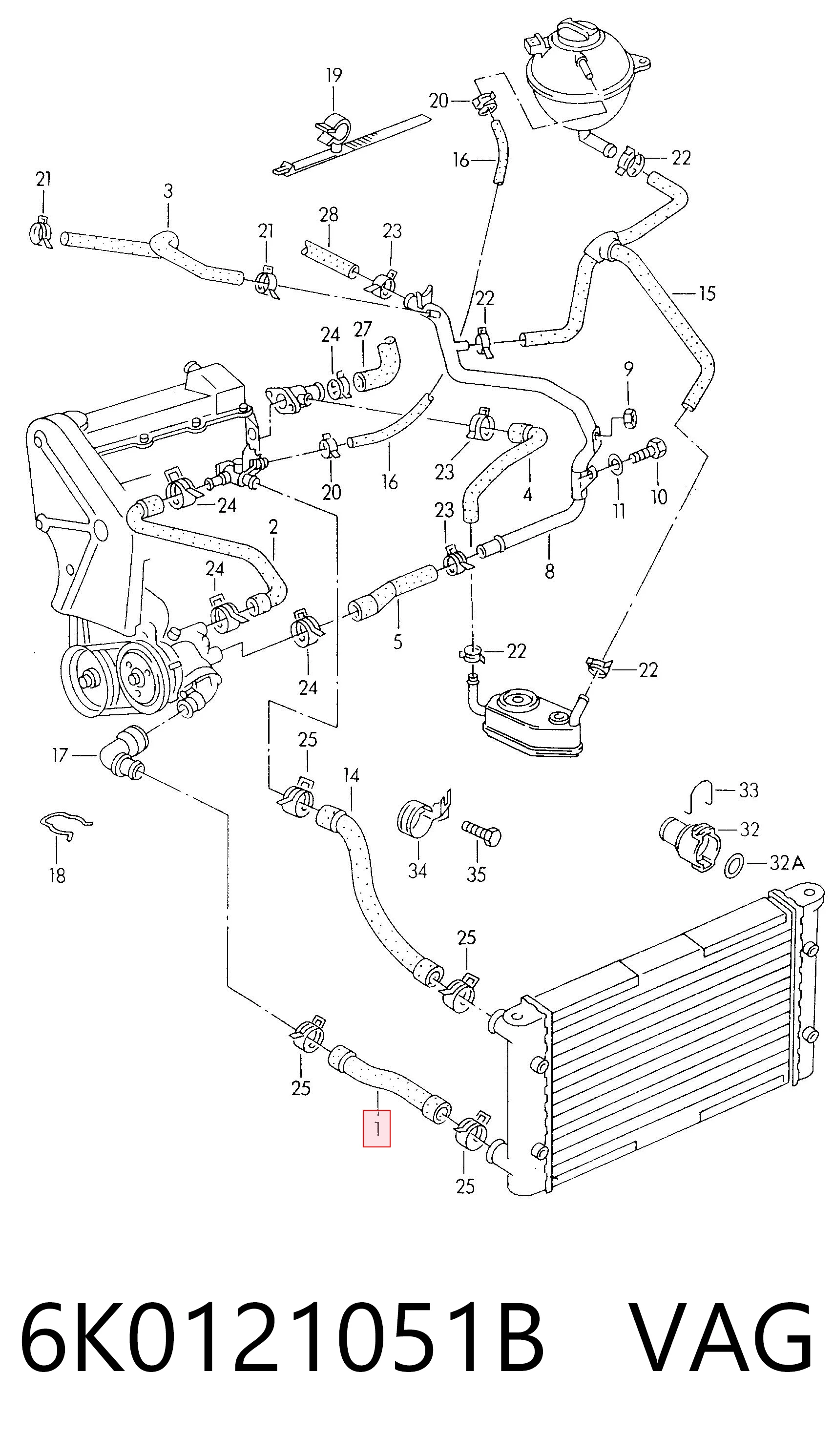 6K0121051B VAG