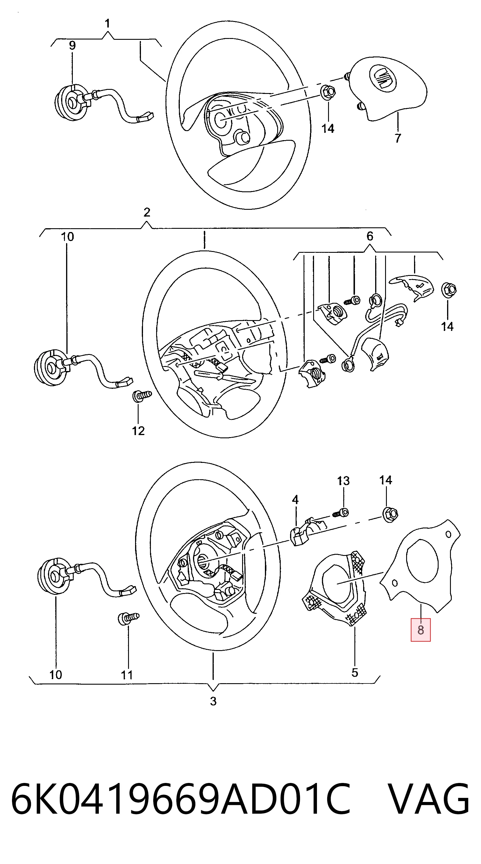 6K0419669AD01C VAG