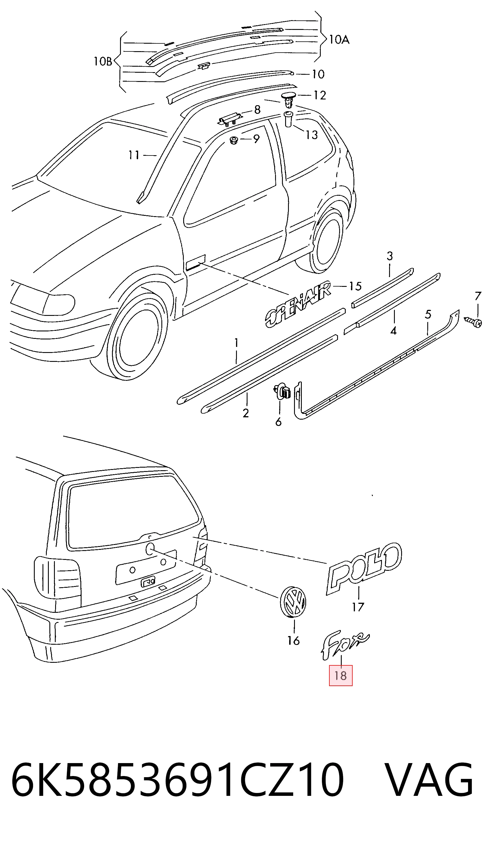 6K5853691CZ10 VAG