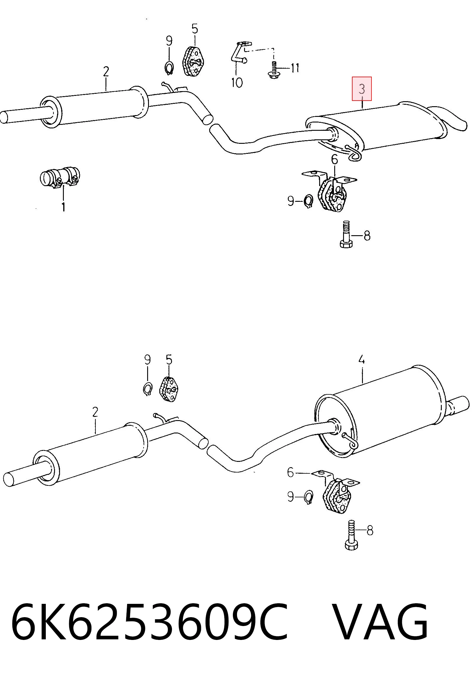6K6253609C VAG