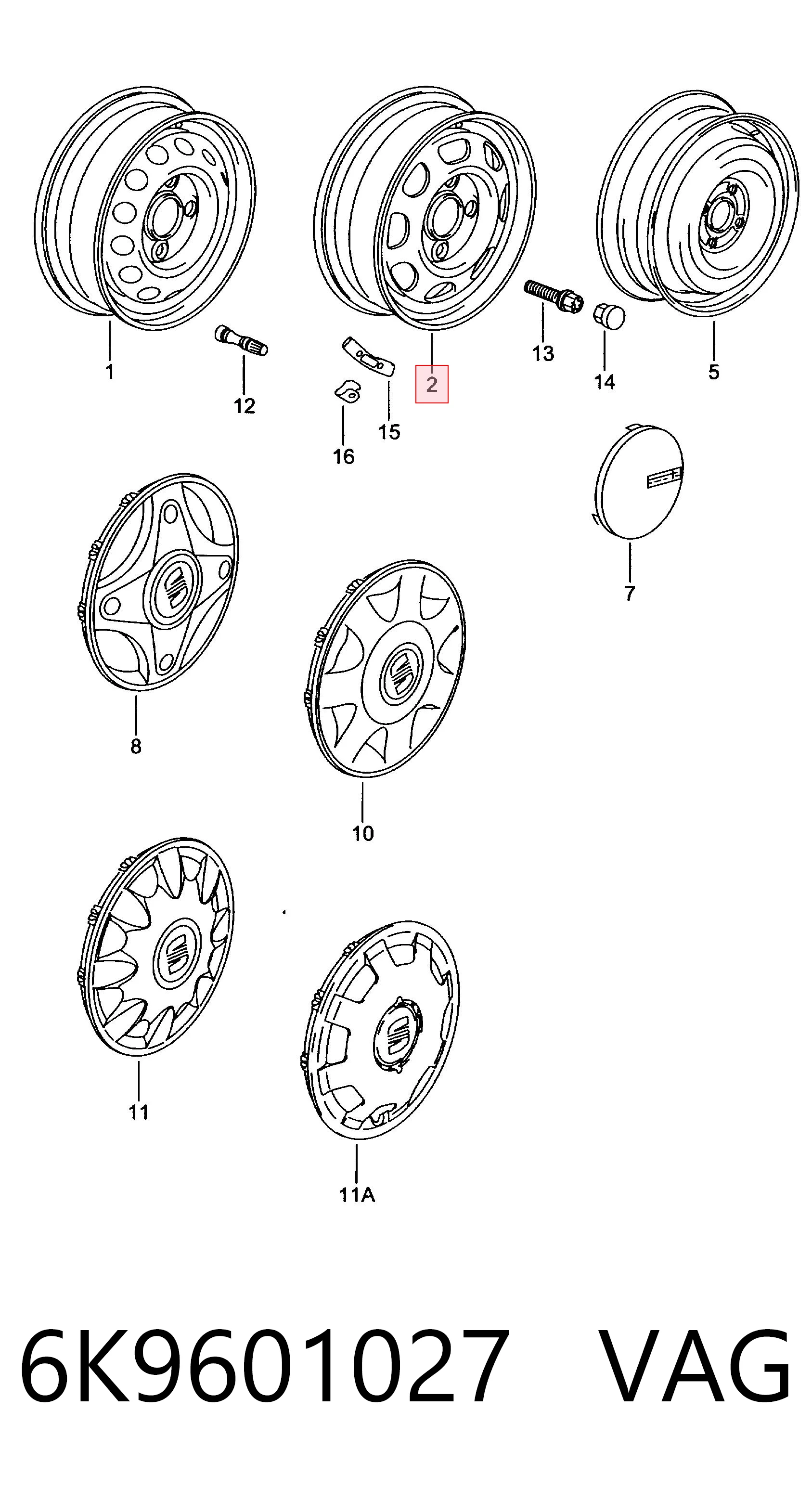 6K9601027 VAG