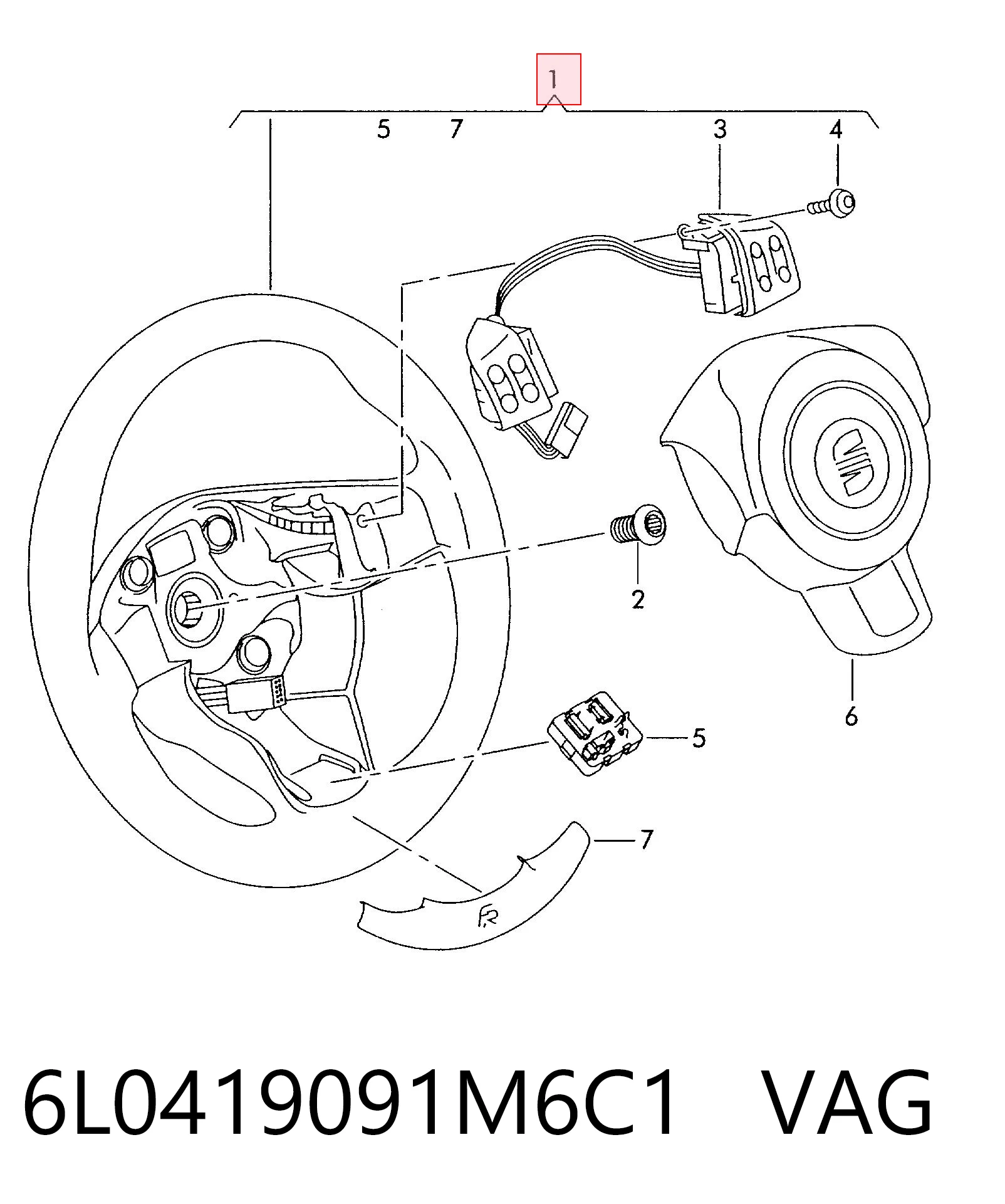 6L0419091M6C1 VAG
