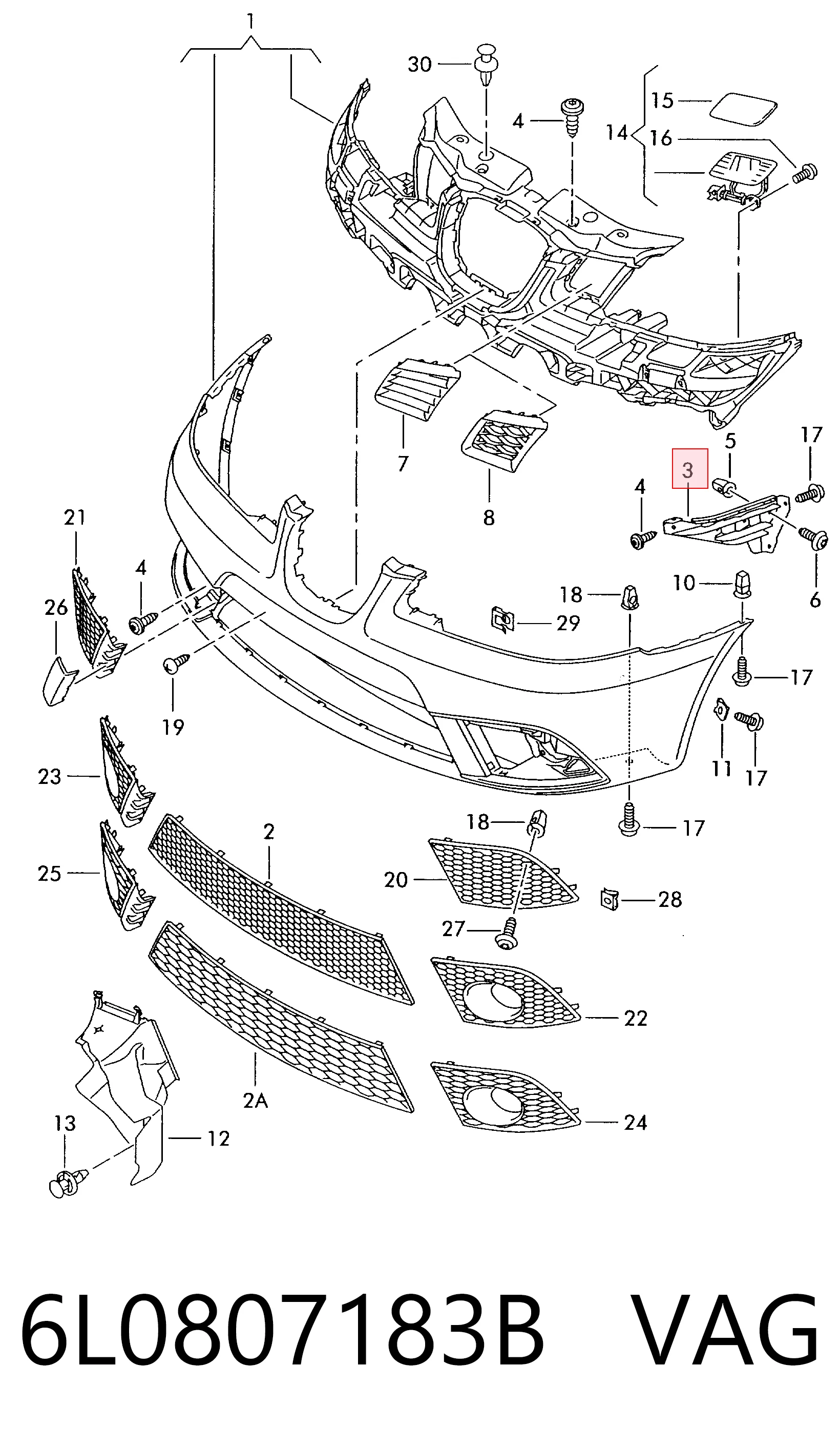 6L0807183B VAG