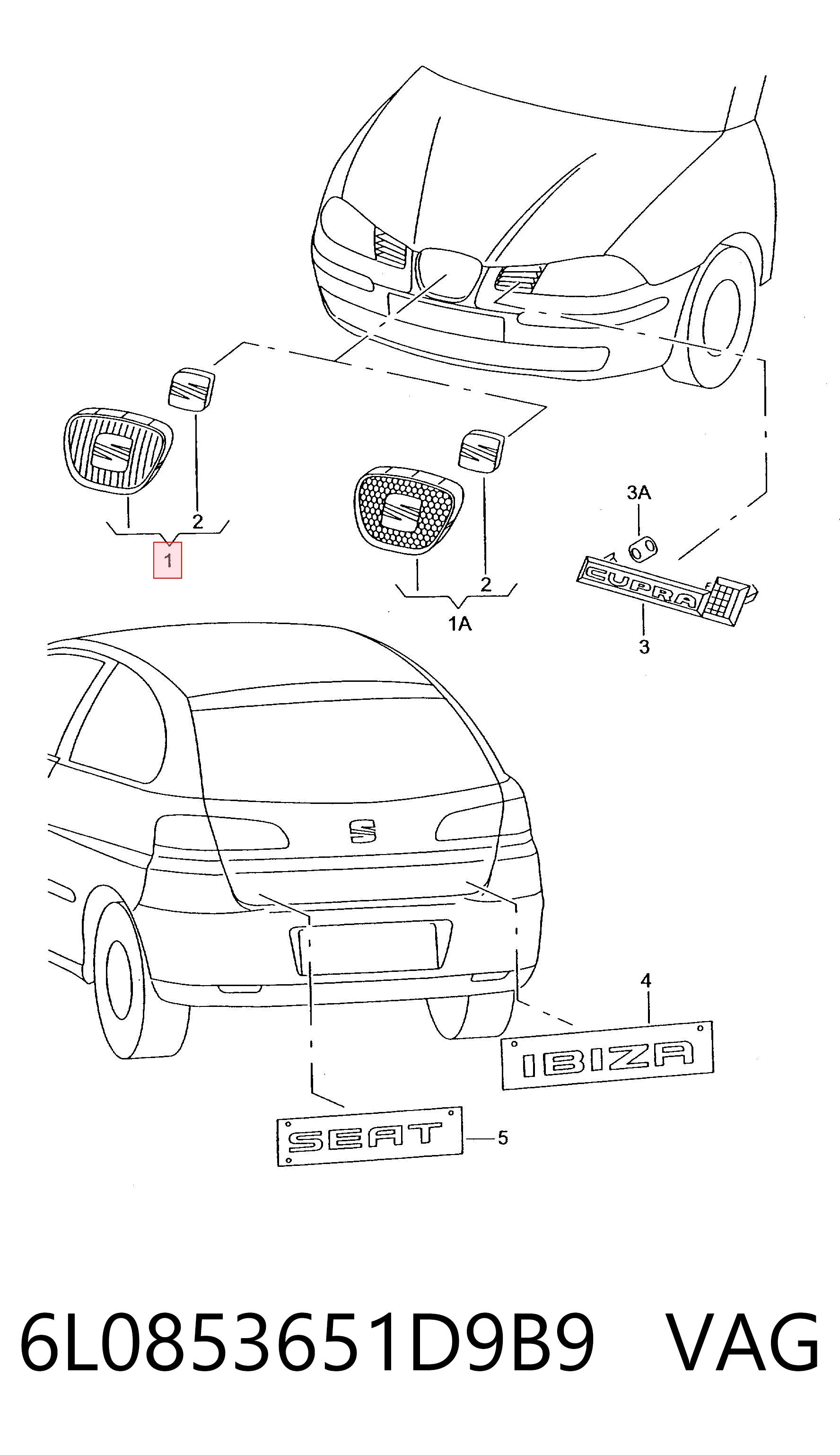 Grelha do radiador Polcar 673005J preço, a partir de 33,56 USD