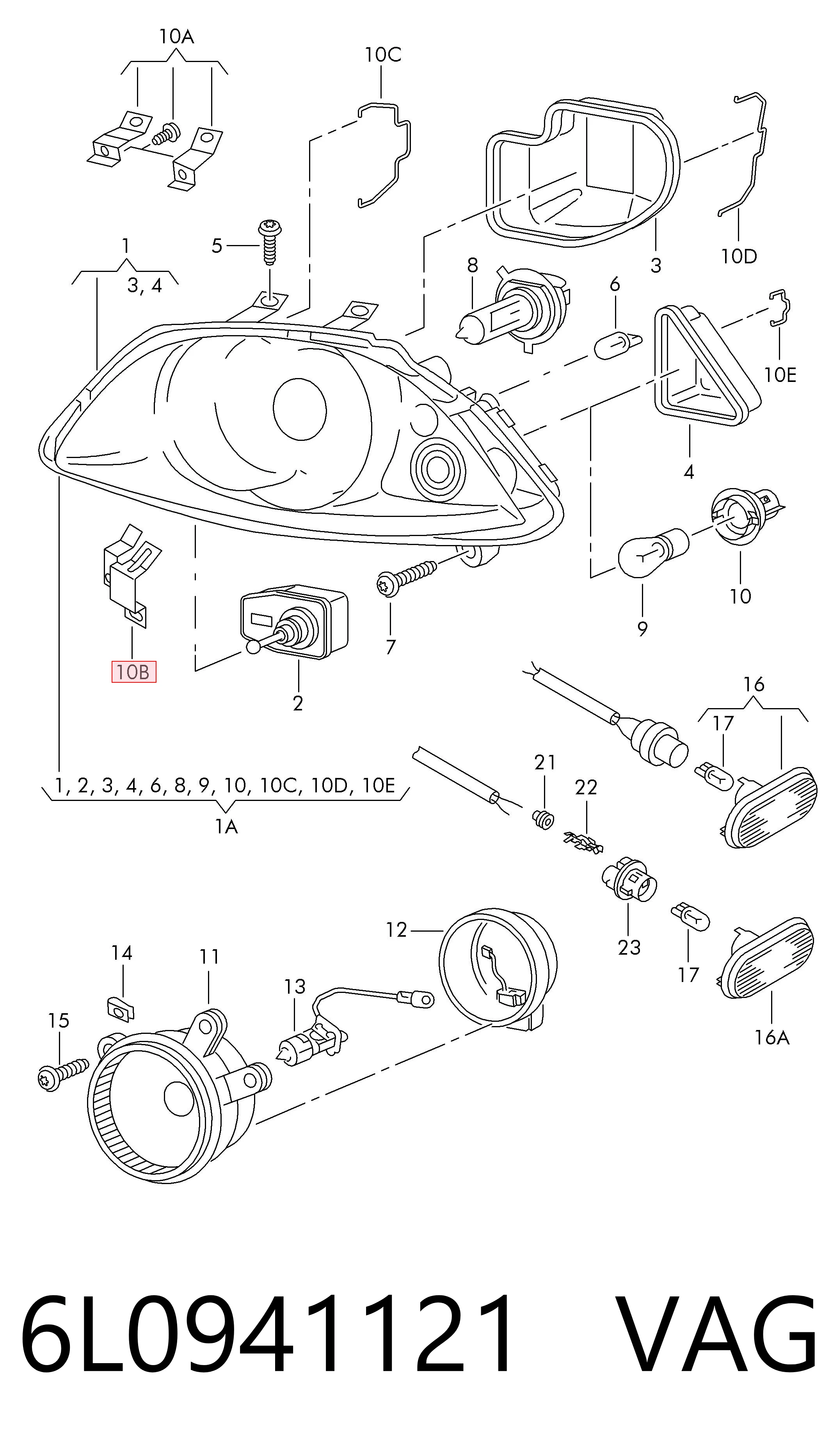 6L0941121 VAG