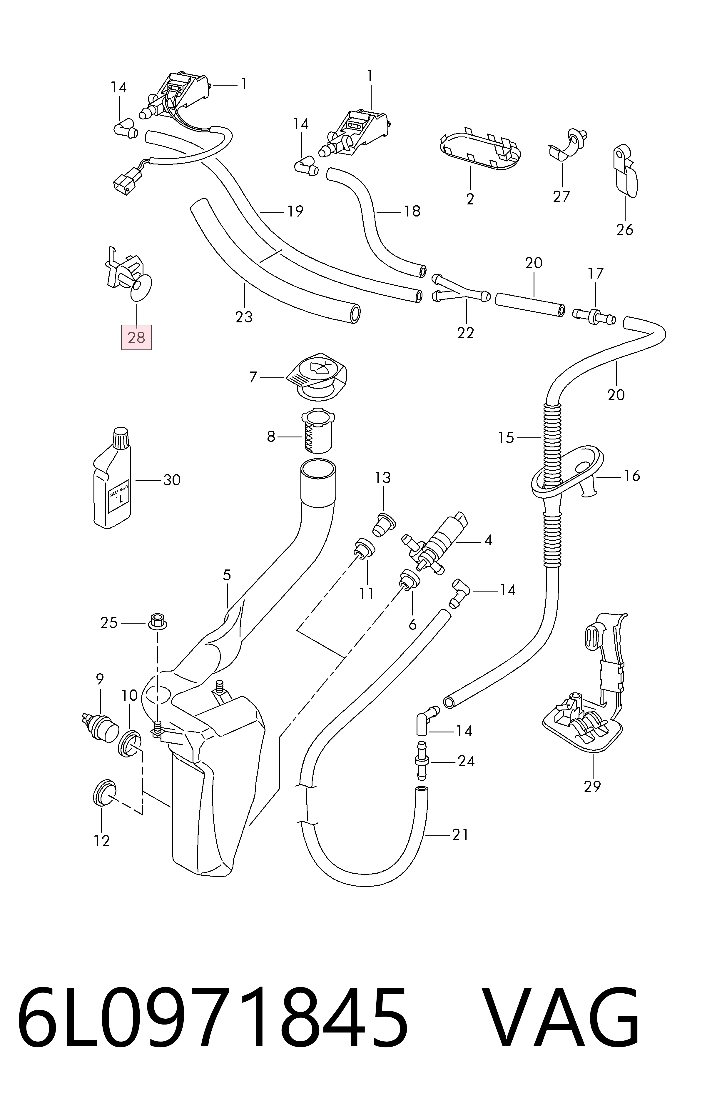 6L0971845 VAG
