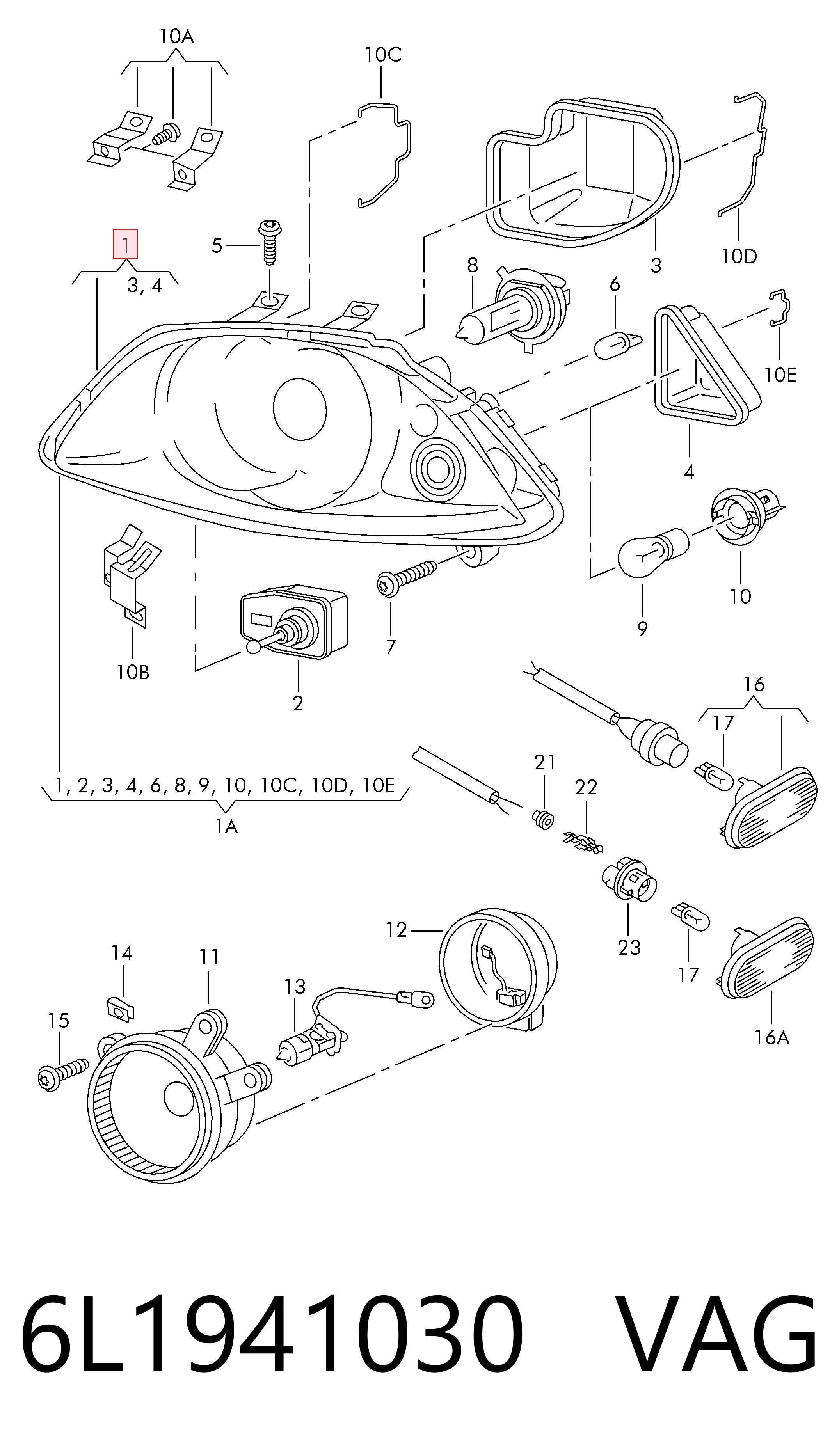 6L1941030 VAG