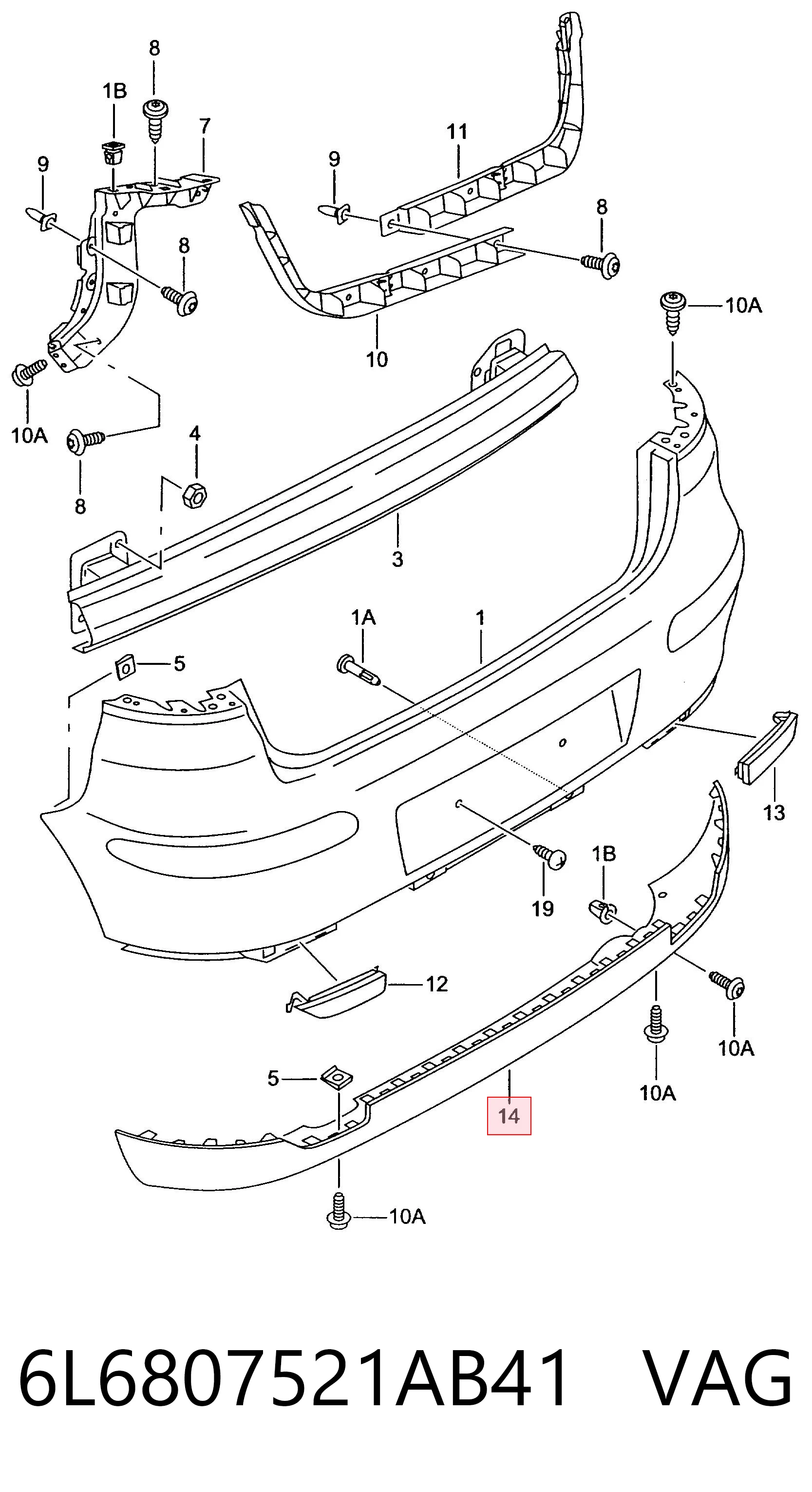 6L6807521AB41 VAG