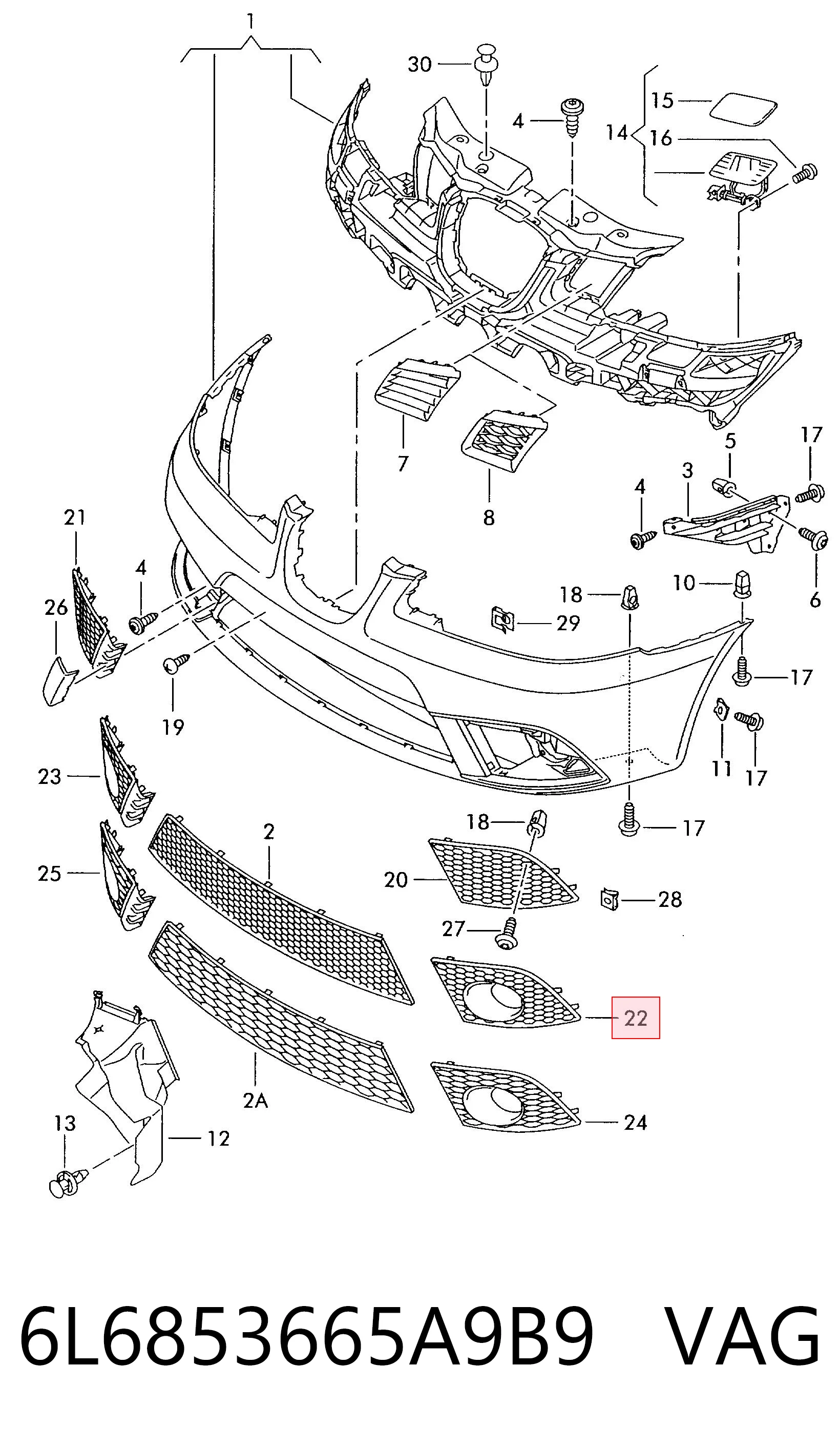 6L6853665A9B9 VAG