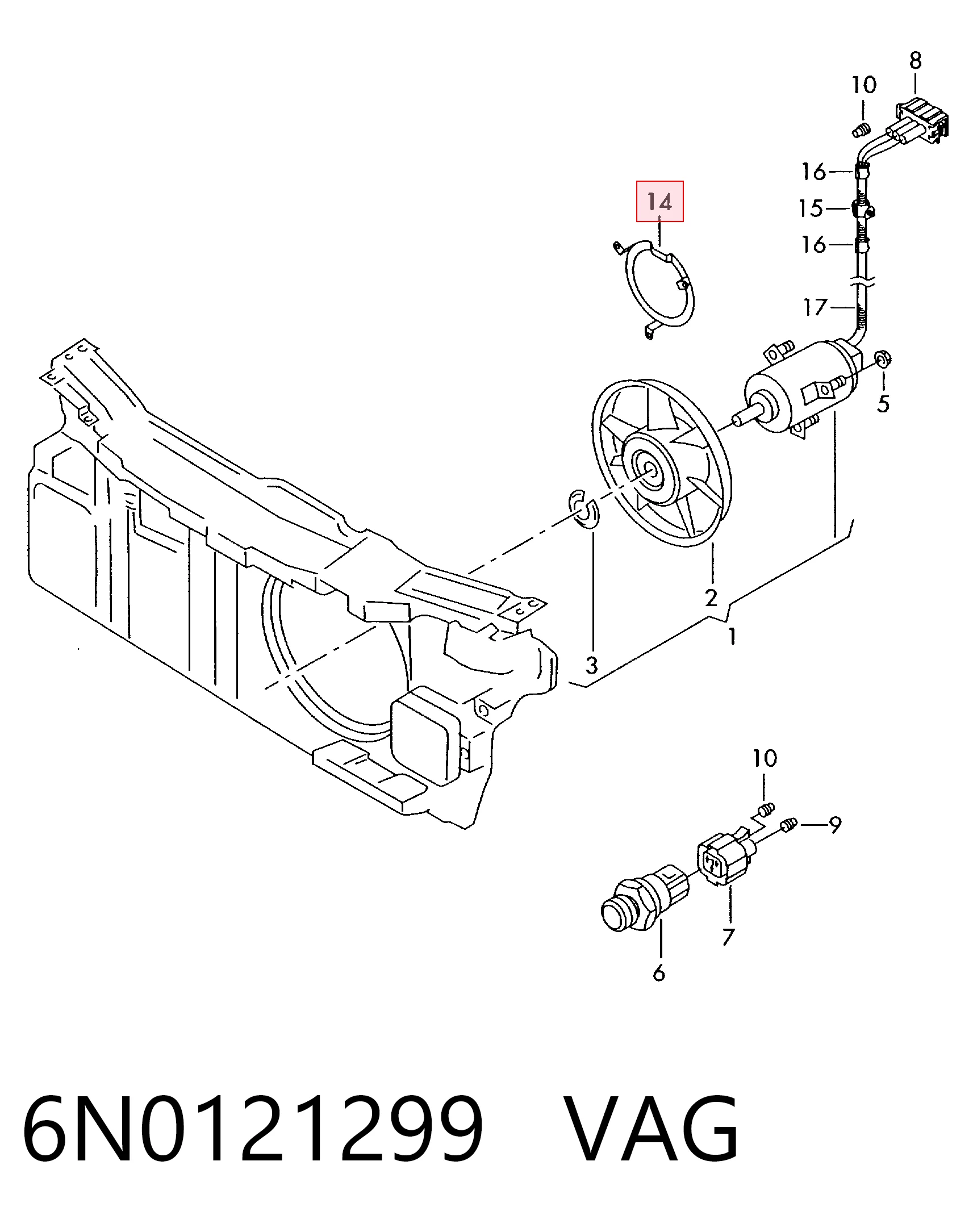 6N0121299 VAG