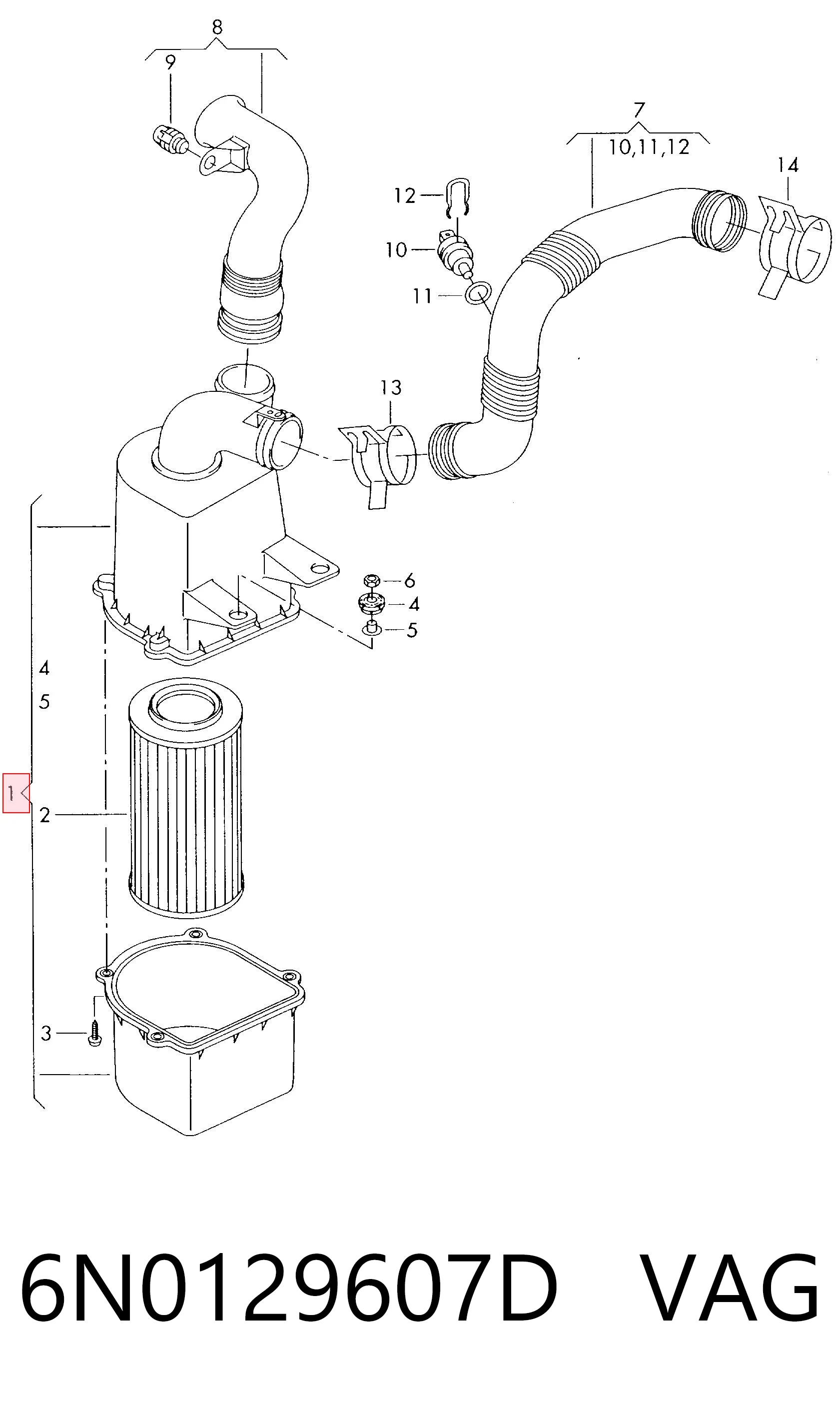 6N0129607D VAG
