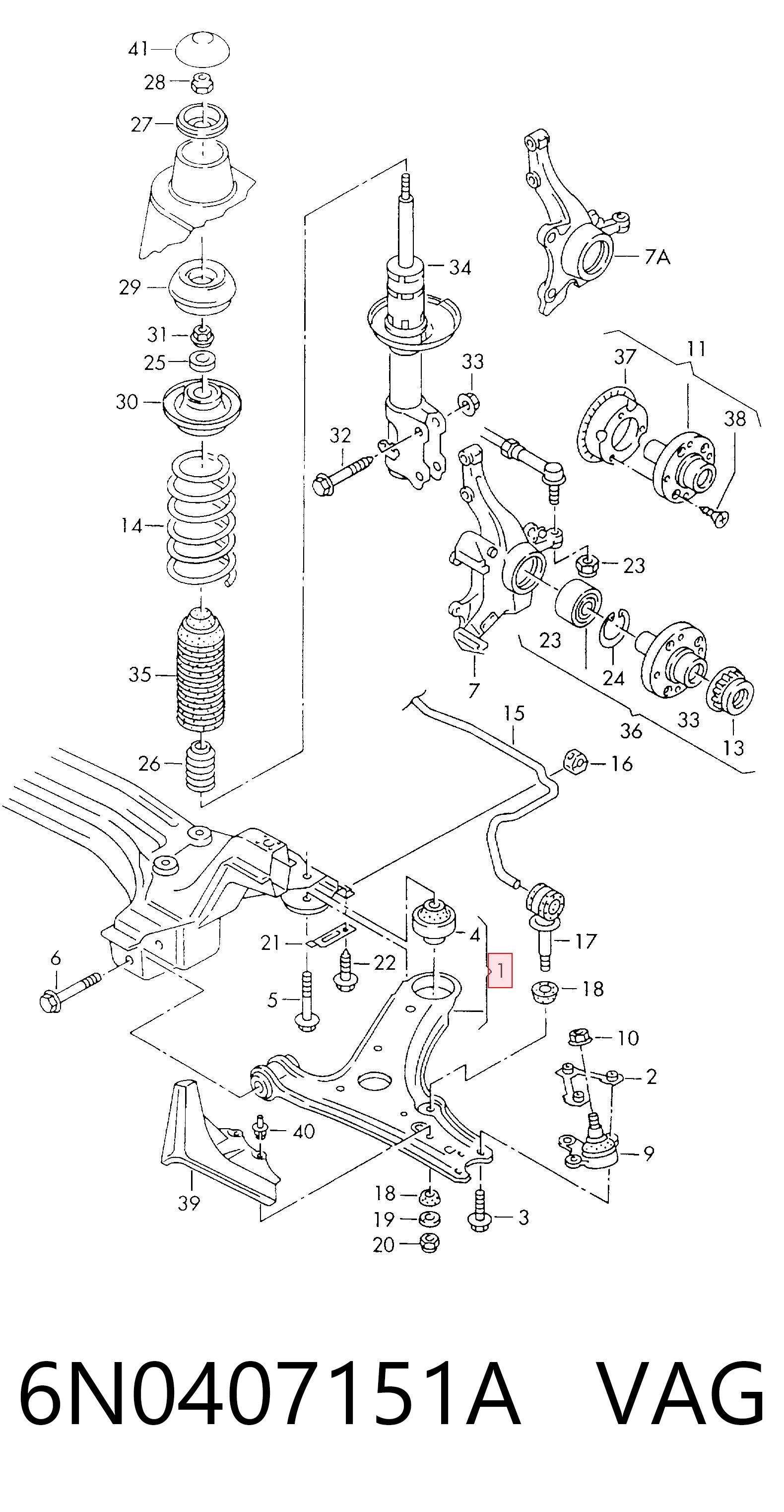 6N0407151A VAG