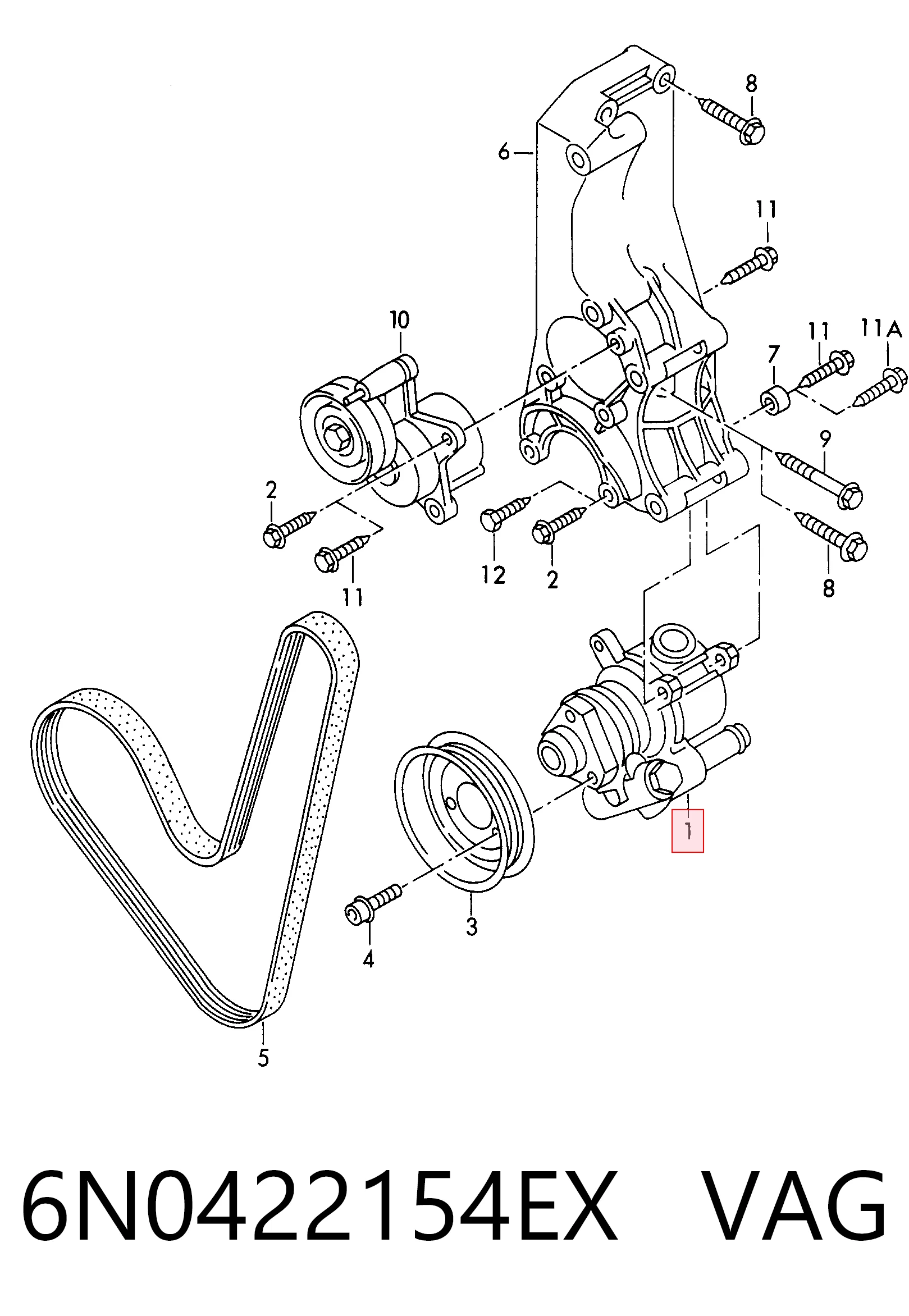 6N0422154EX VAG