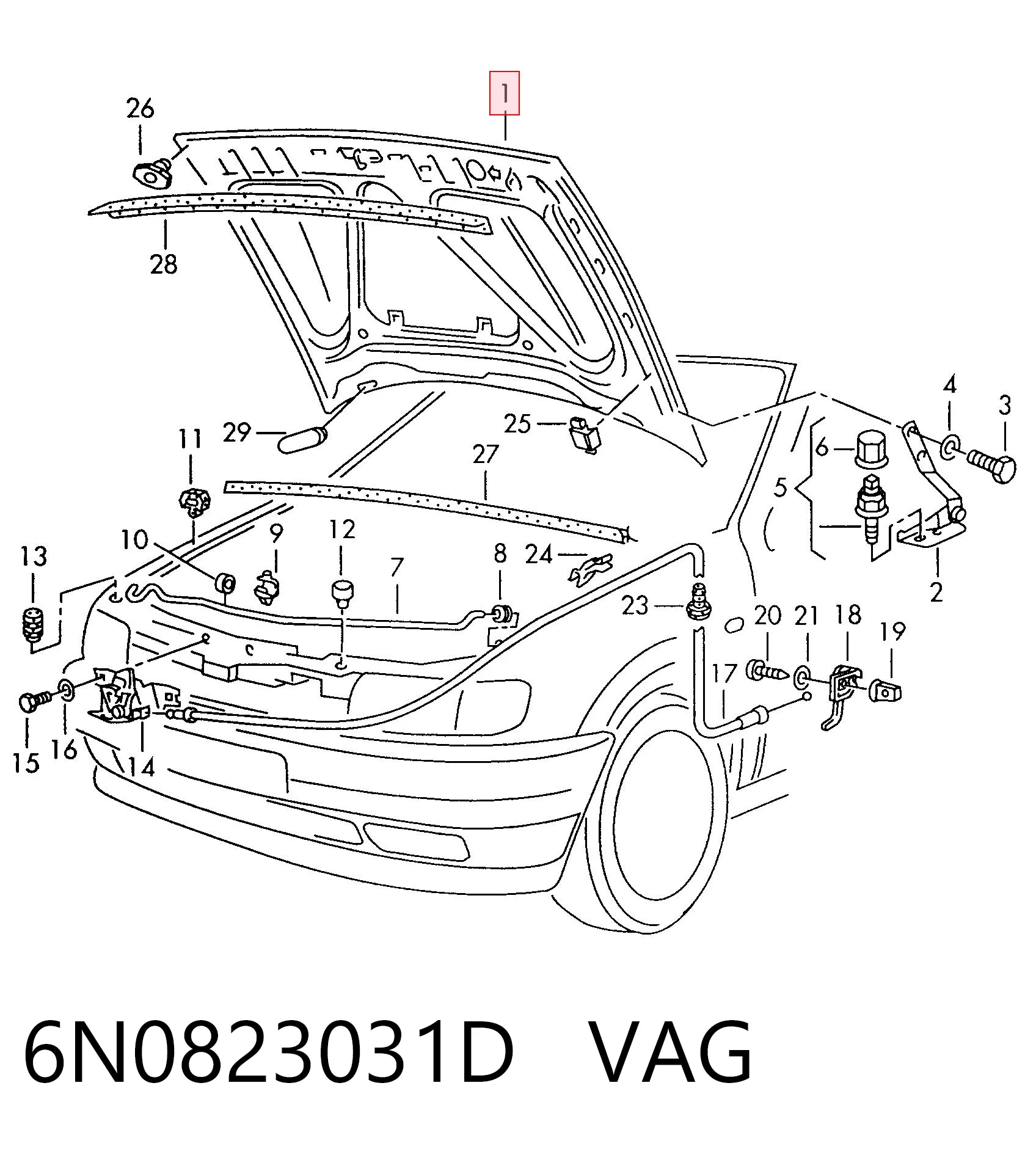 Capota Volkswagen Polo preço, a partir de 142,31 USD