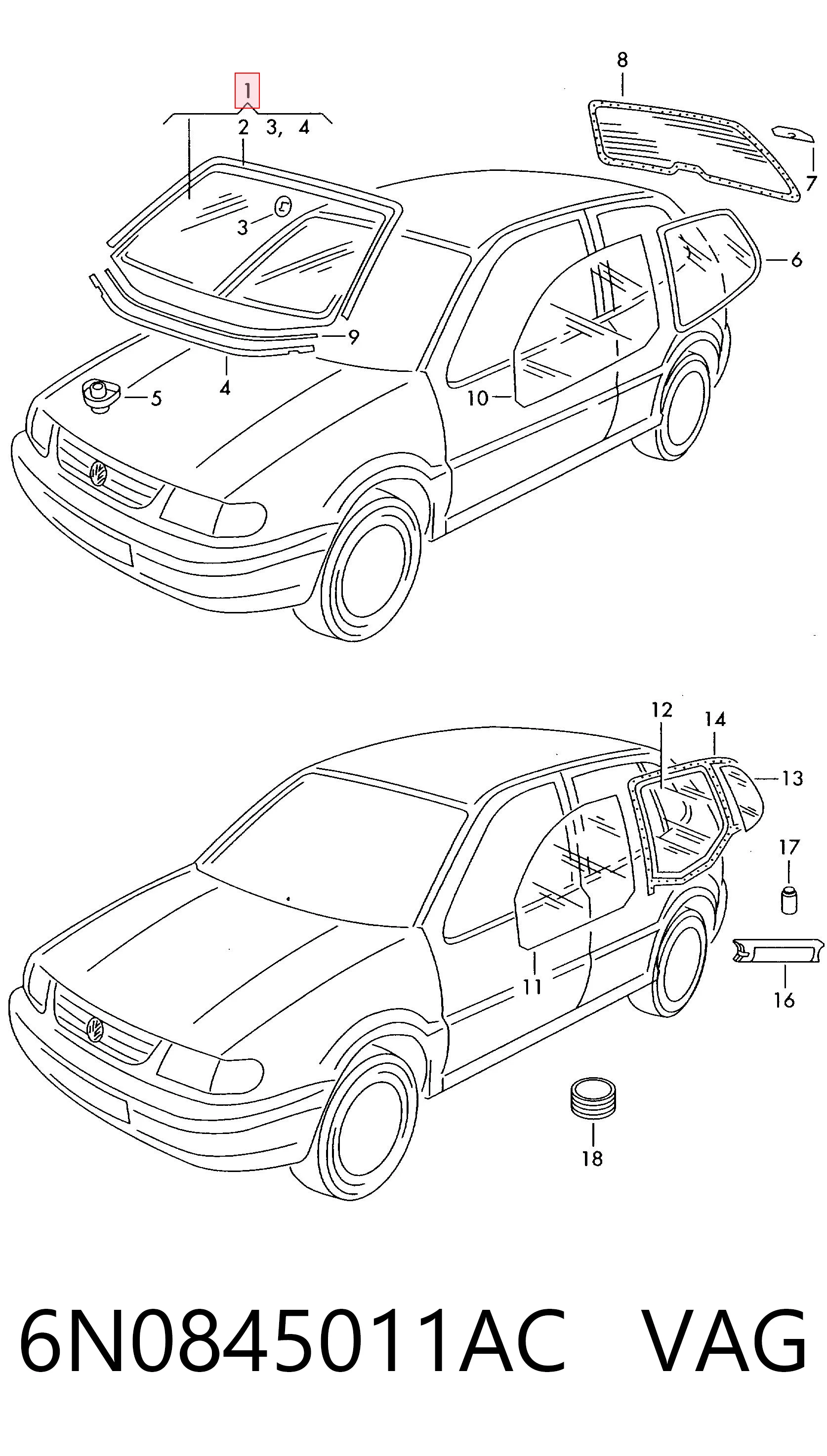 6N0845011AC VAG