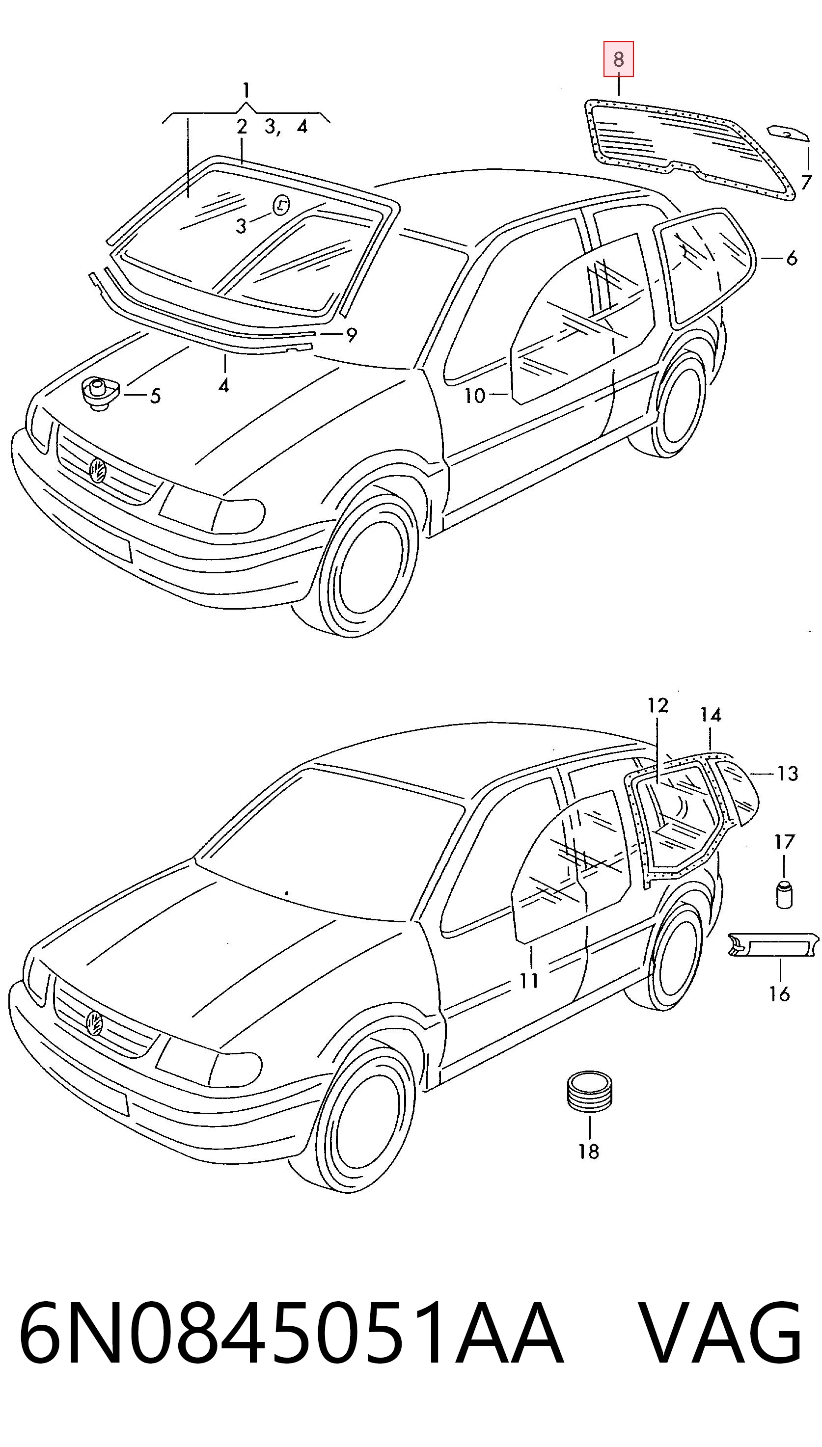 6N0845051AA VAG