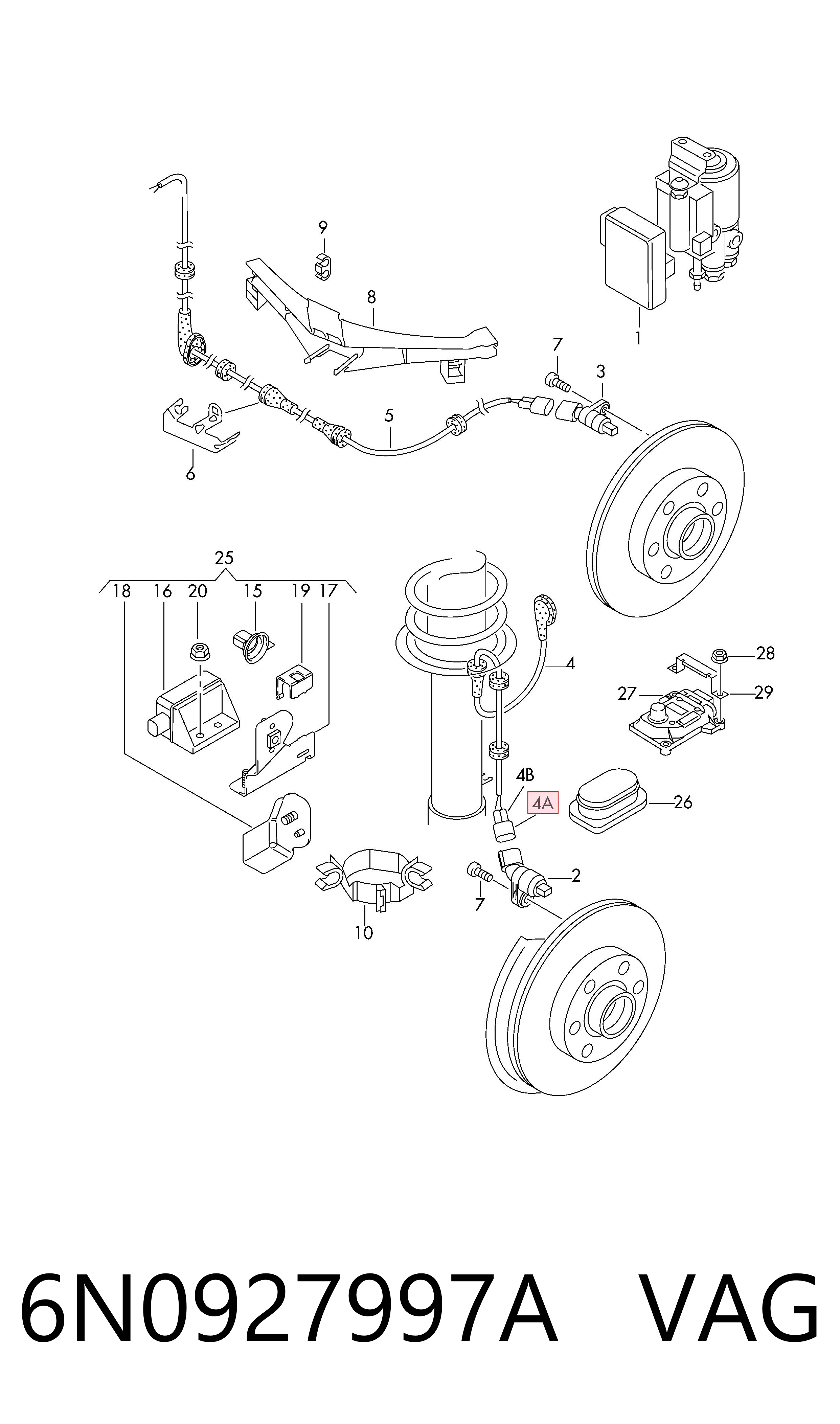 6N0927997A VAG Conector universal