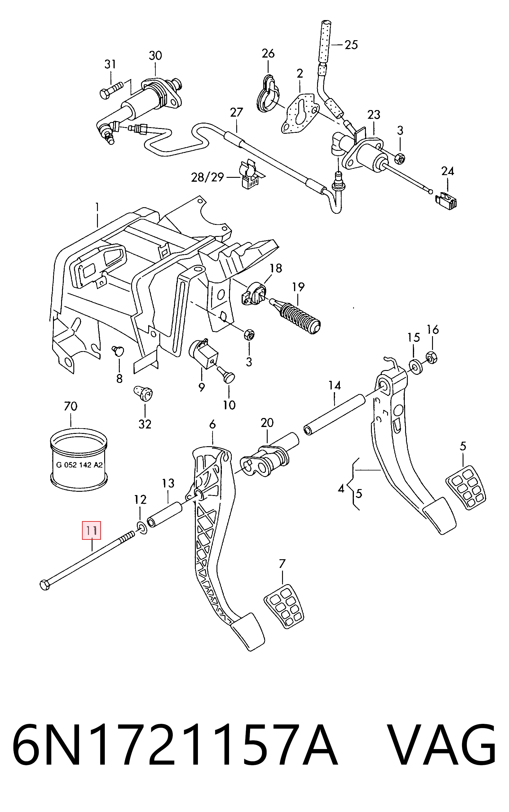 6N1721157A VAG