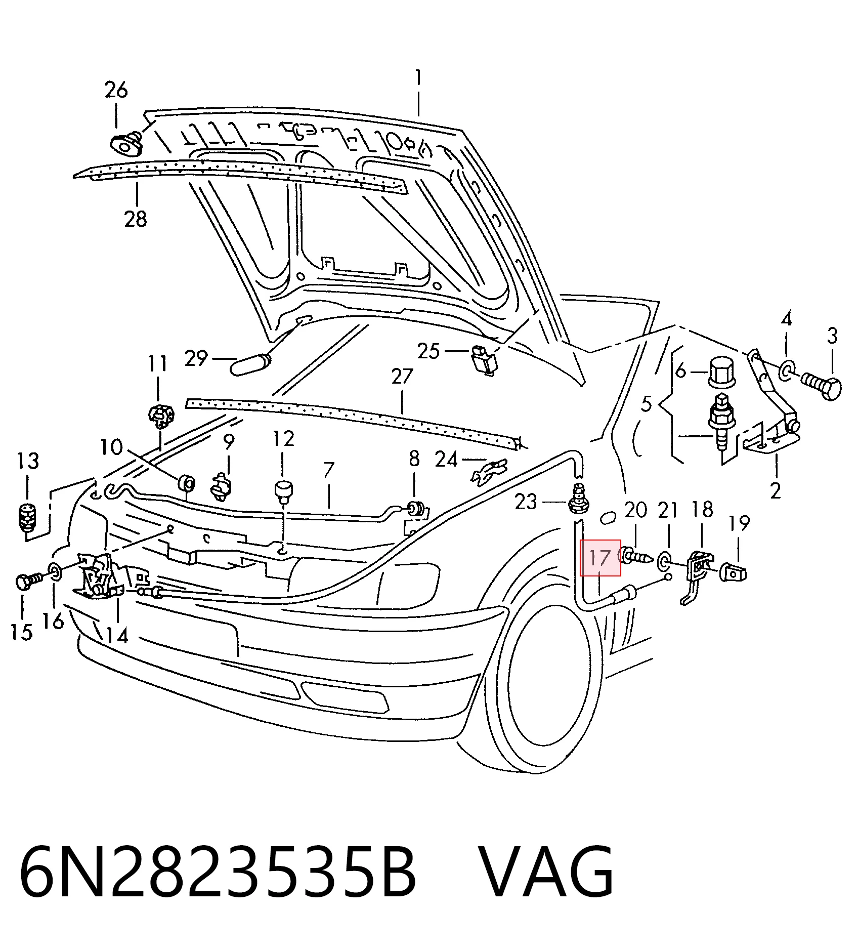 6N2823535B VAG