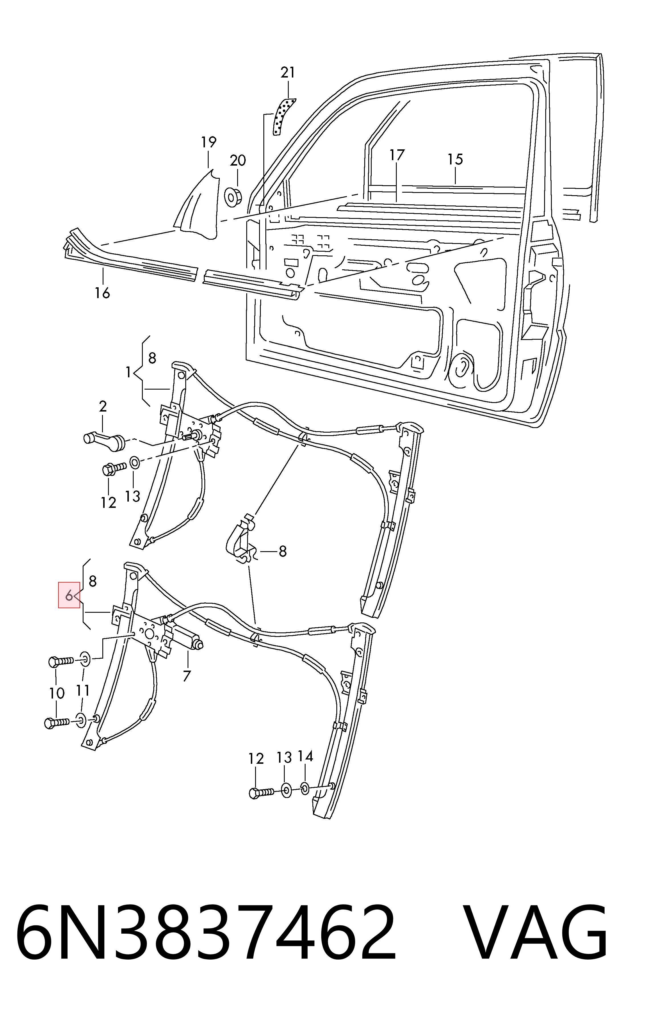 6N3837462 VAG