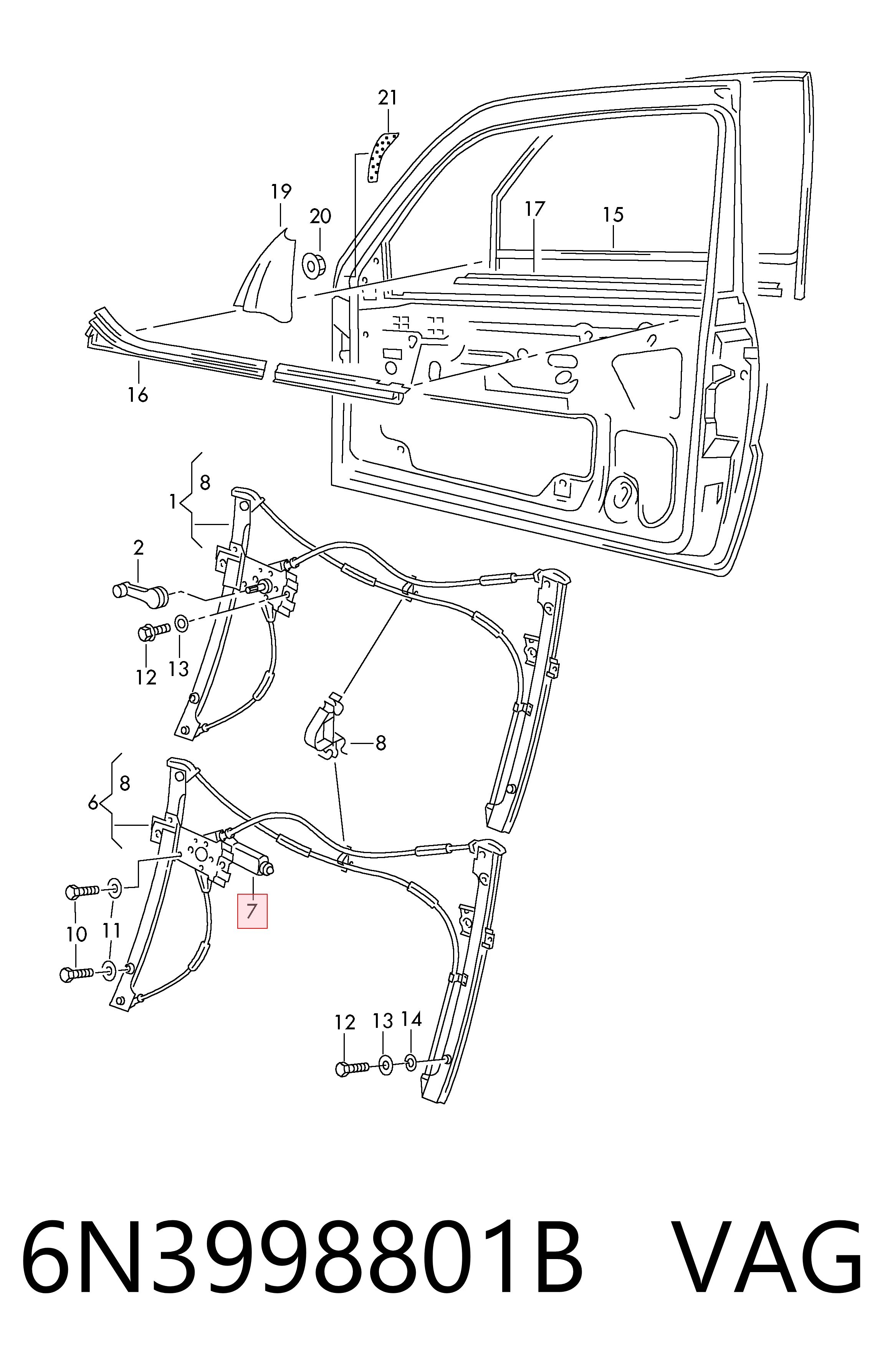 6N3998801B VAG