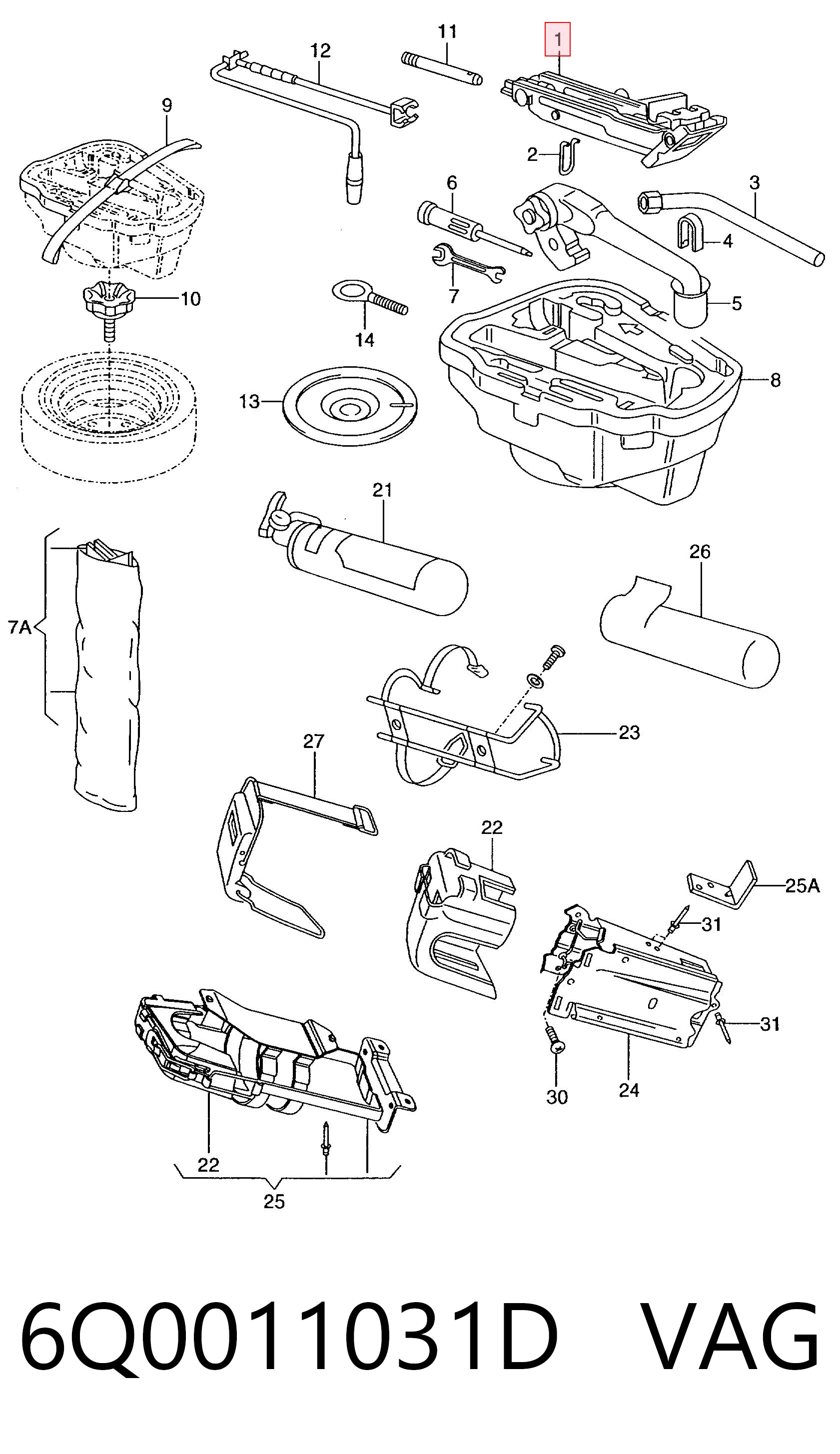 6Q0011031D VAG