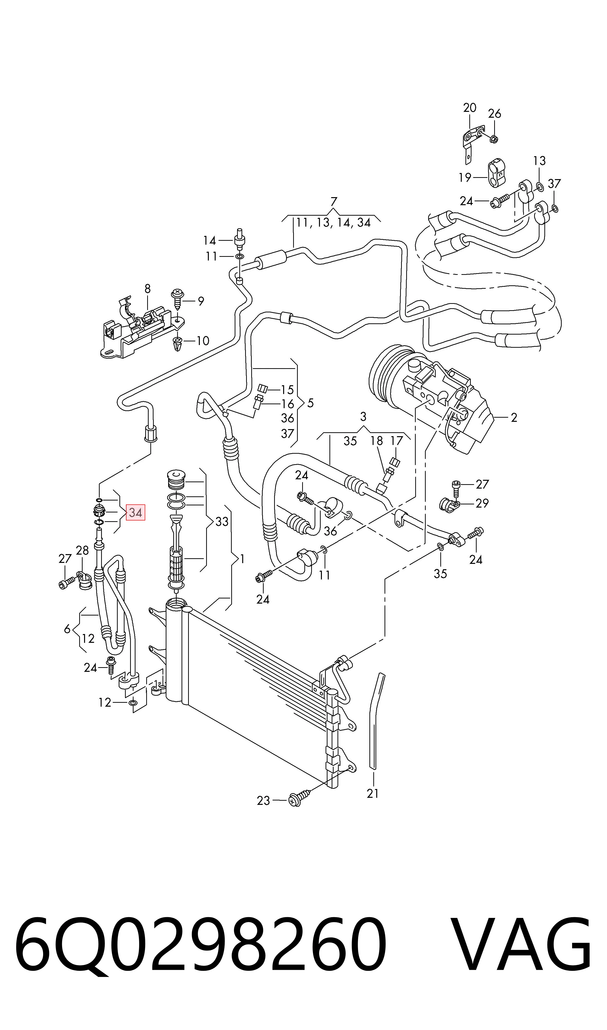 6Q0298260 VAG