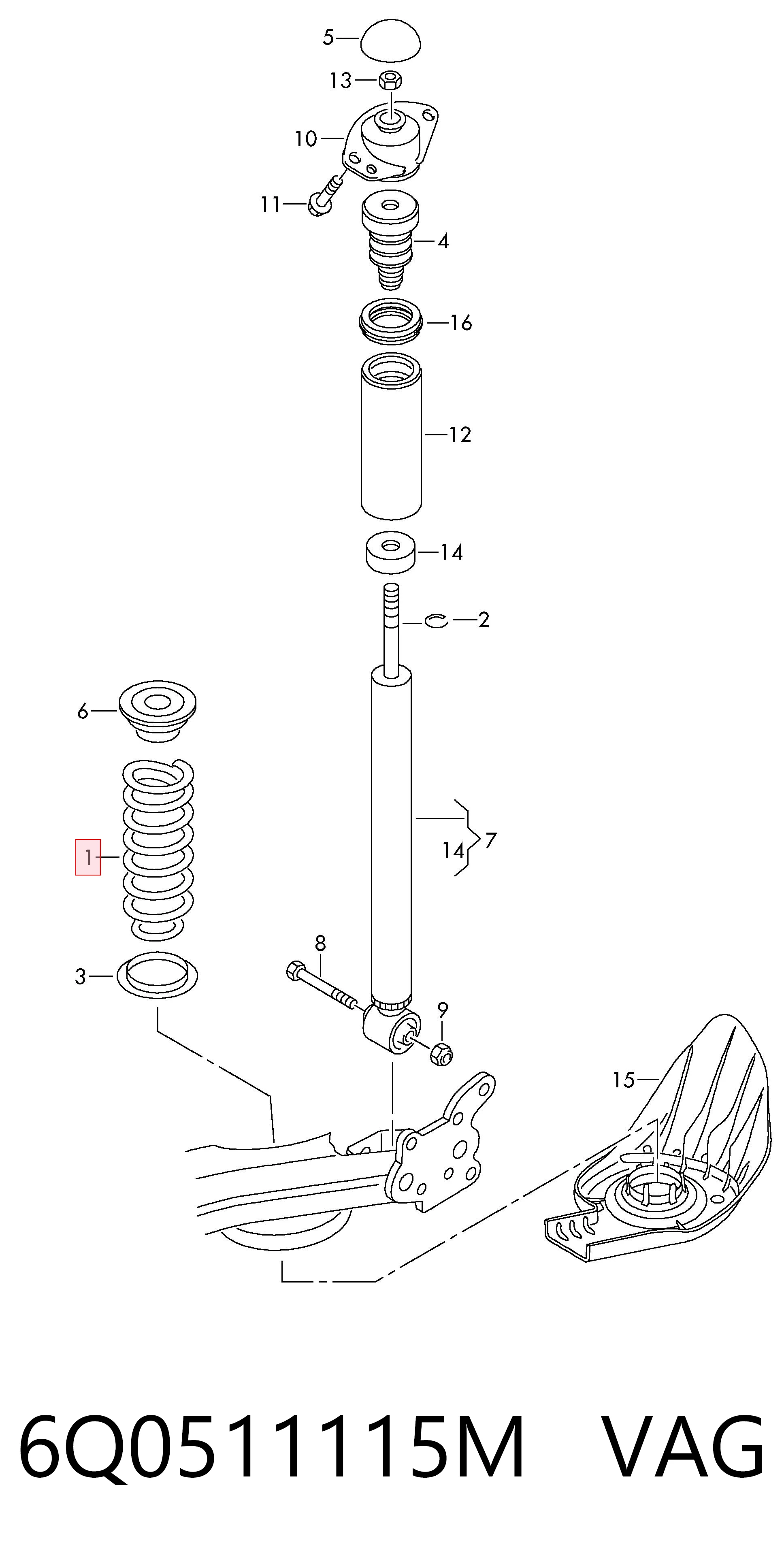 6Q0511115M VAG
