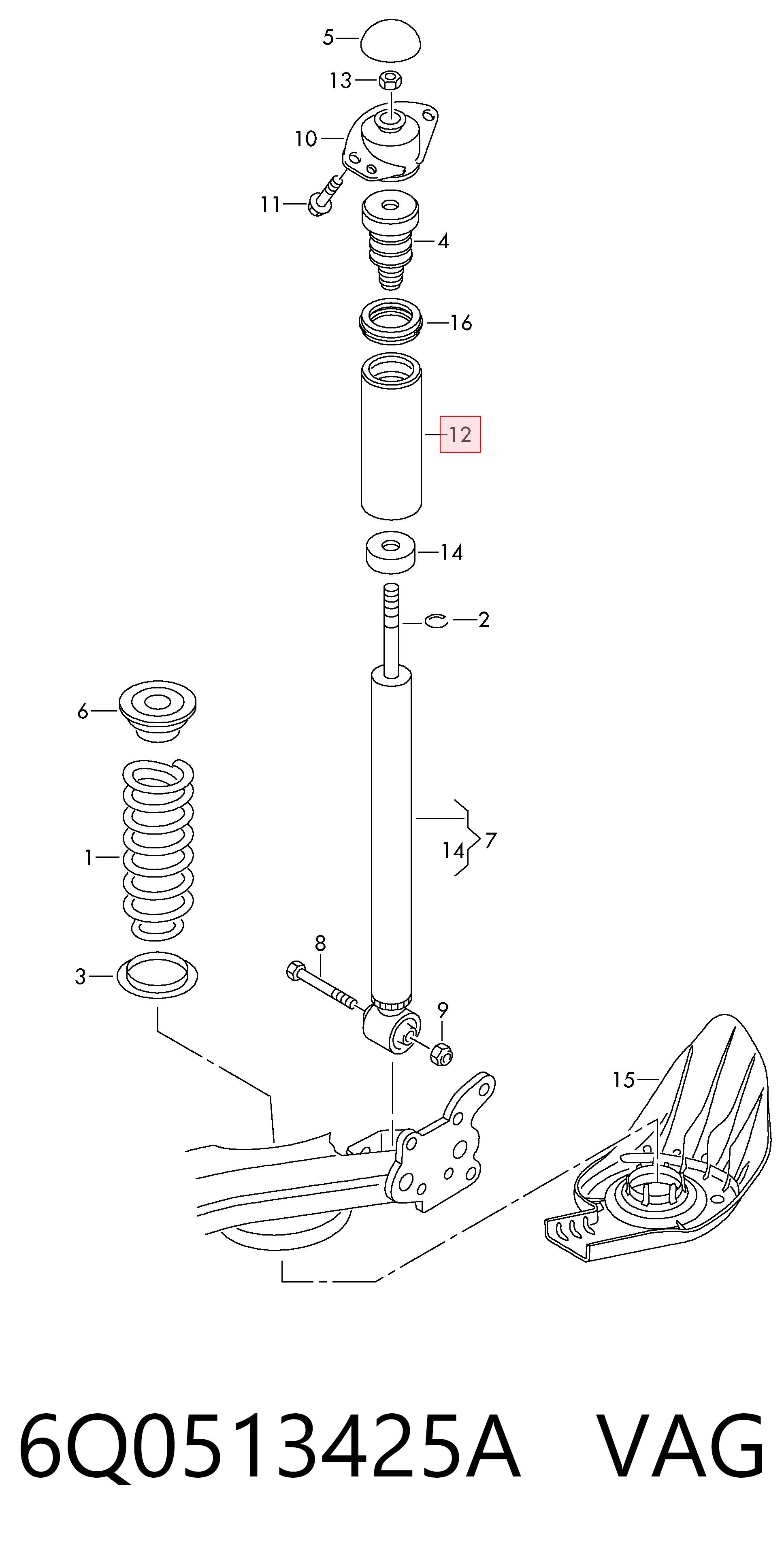6Q0513425A VAG