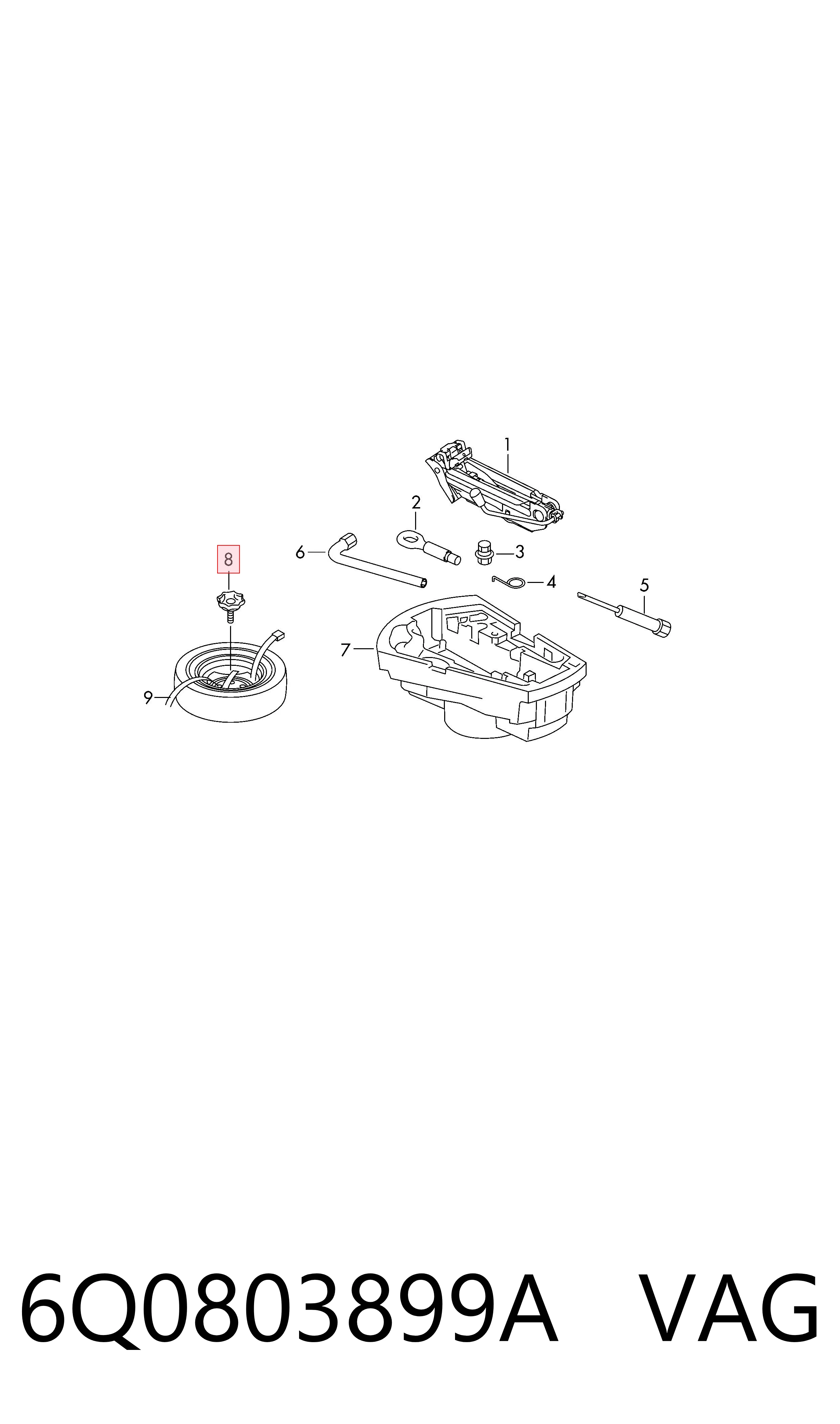  VAG 6Q0803899A preço, a partir de 12,02 USD