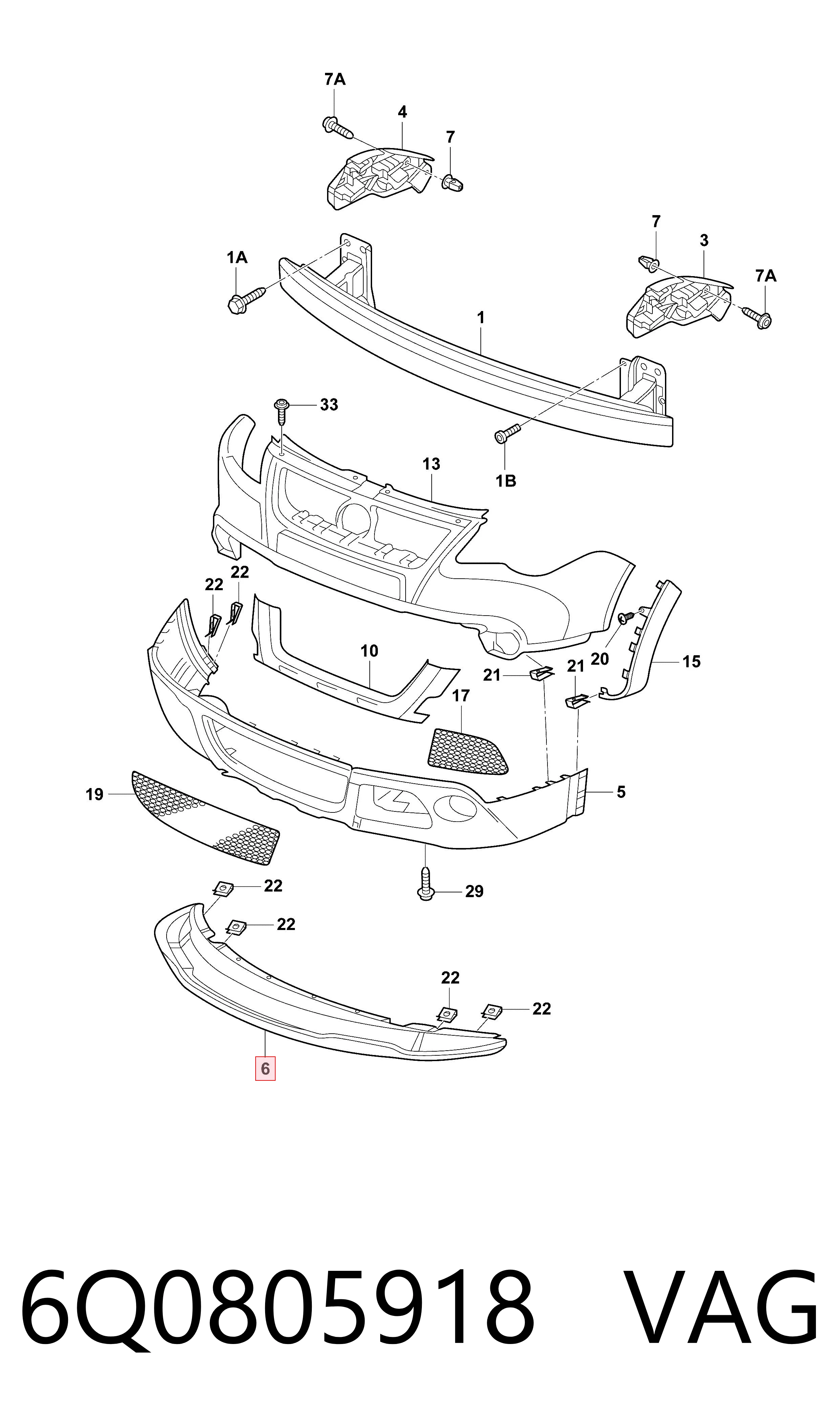 6Q0805918 VAG