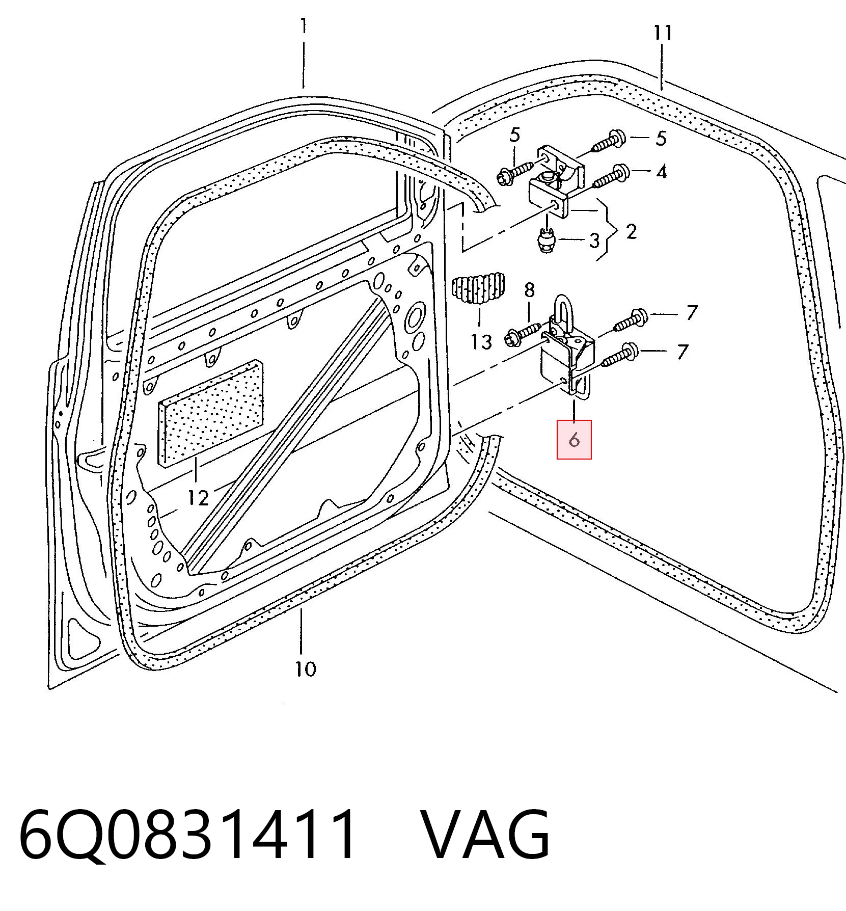 6Q0831411 VAG