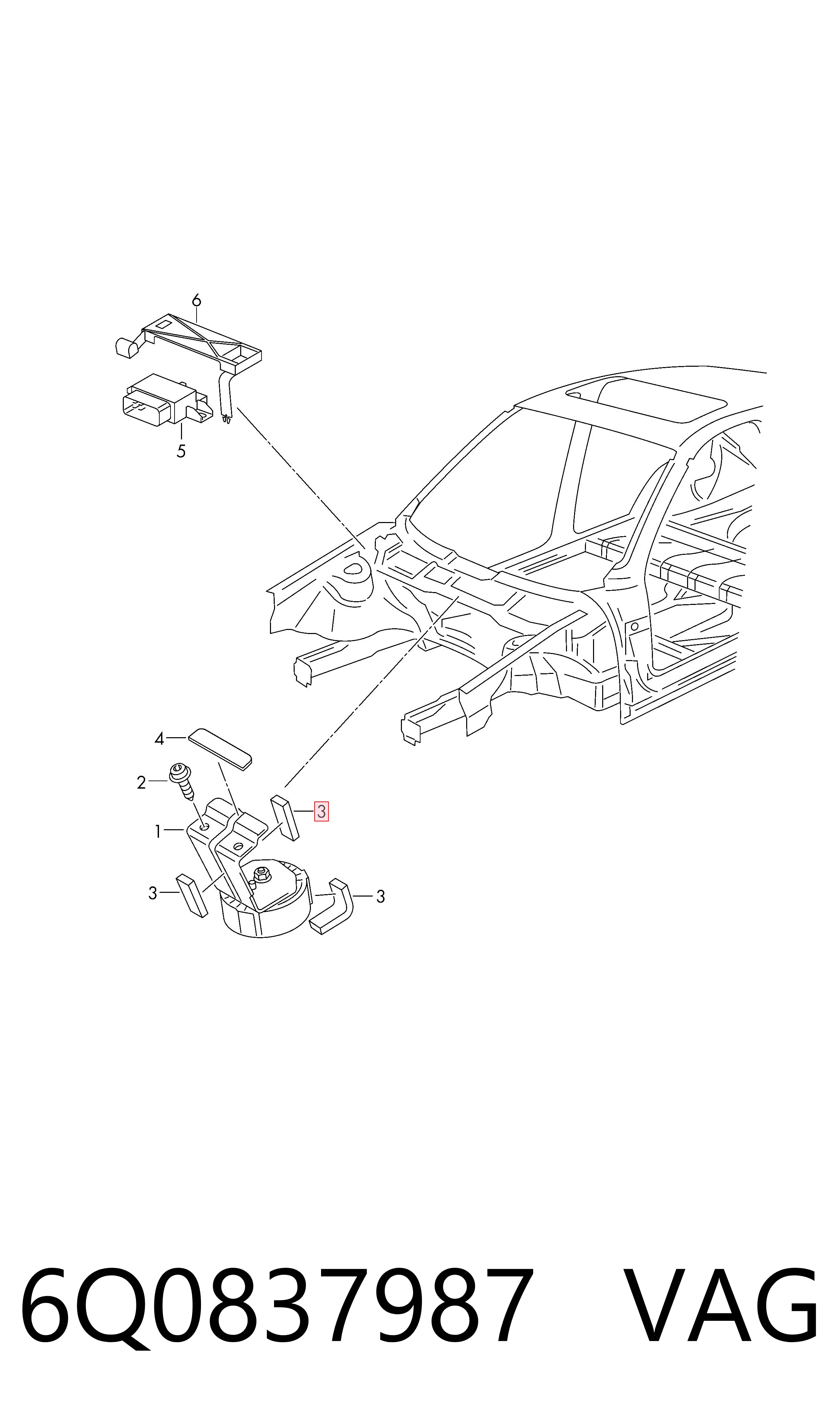 6Q0837987 VAG