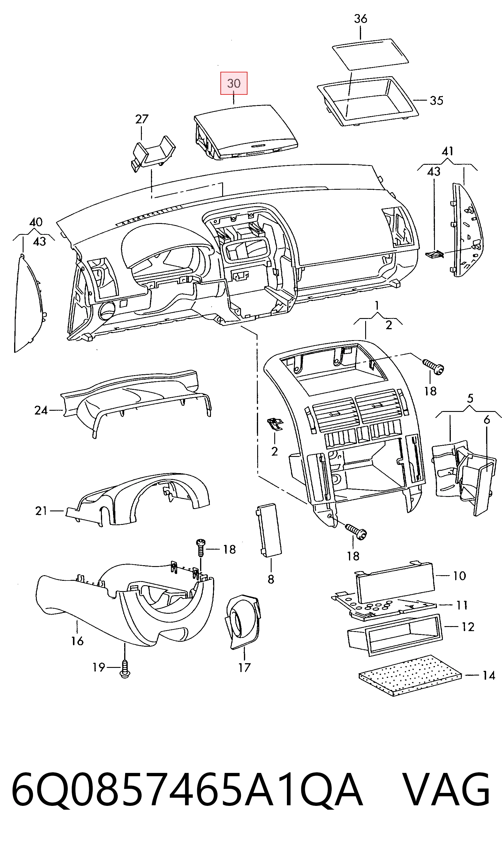 6Q0857465A1QA VAG